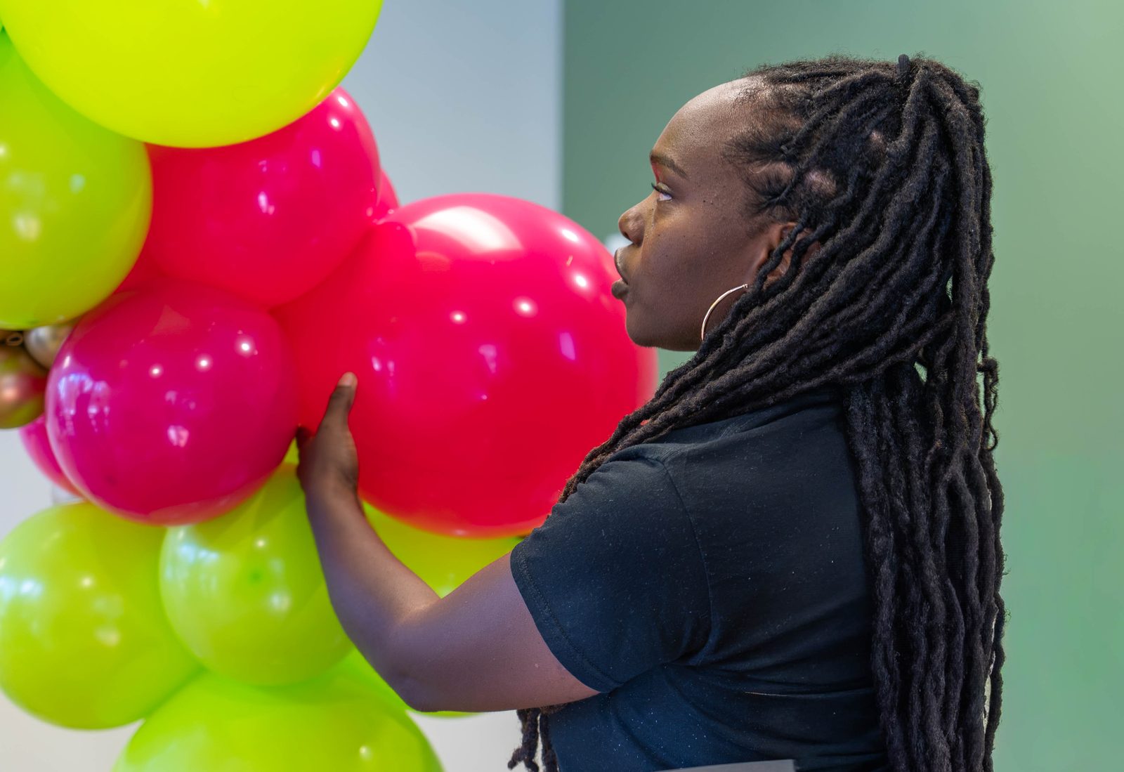 Able Health Services grand opening ribbon décor in Hanover, Maryland — Creative Motion Events