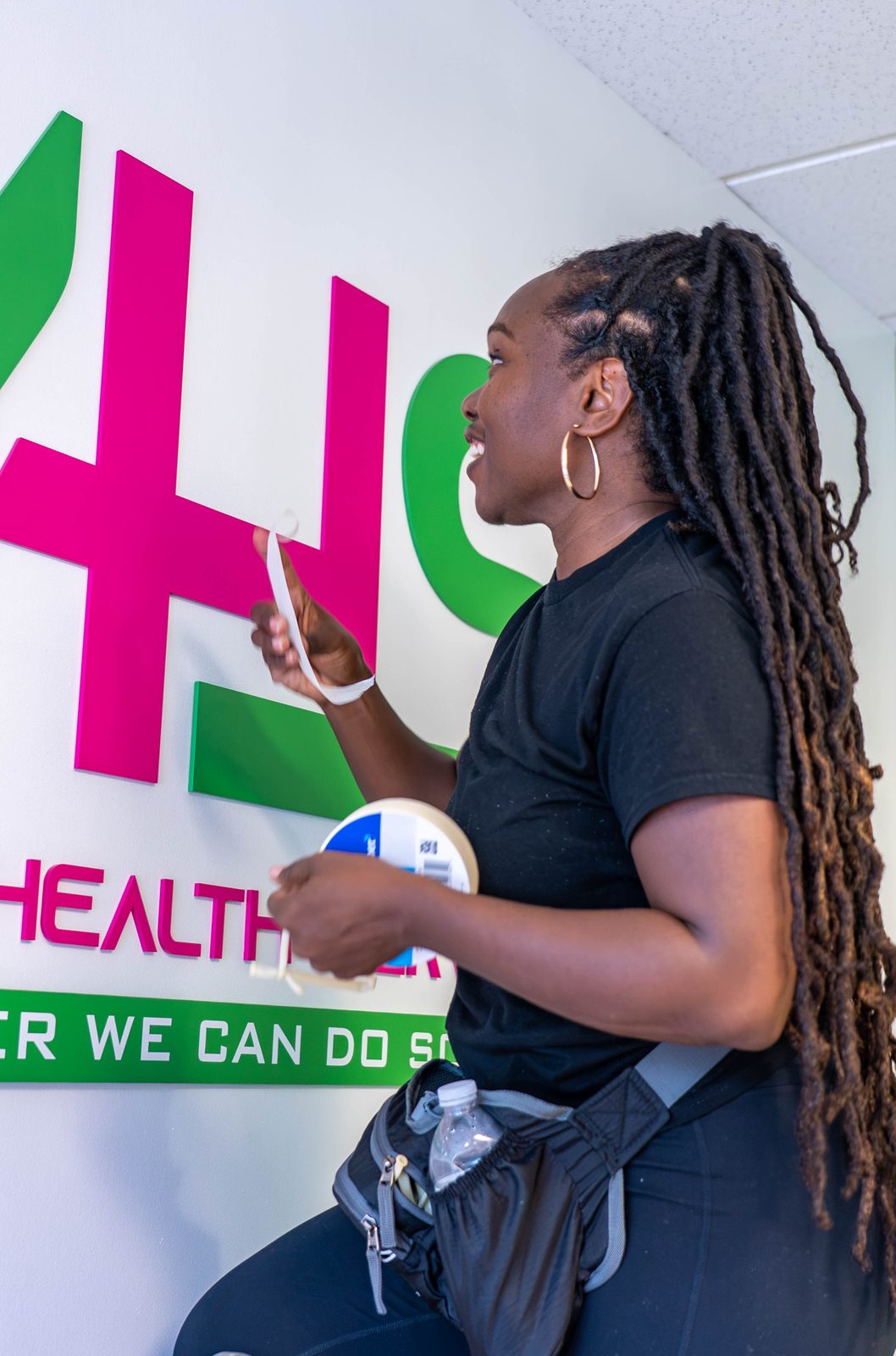 Able Health Services grand opening branding detail in Hanover, Maryland — Creative Motion Events