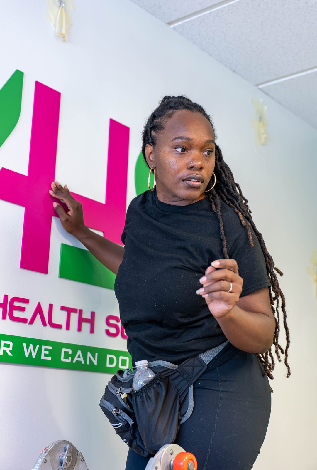 Able Health Services grand opening ribbon décor in Hanover, Maryland — Creative Motion Events