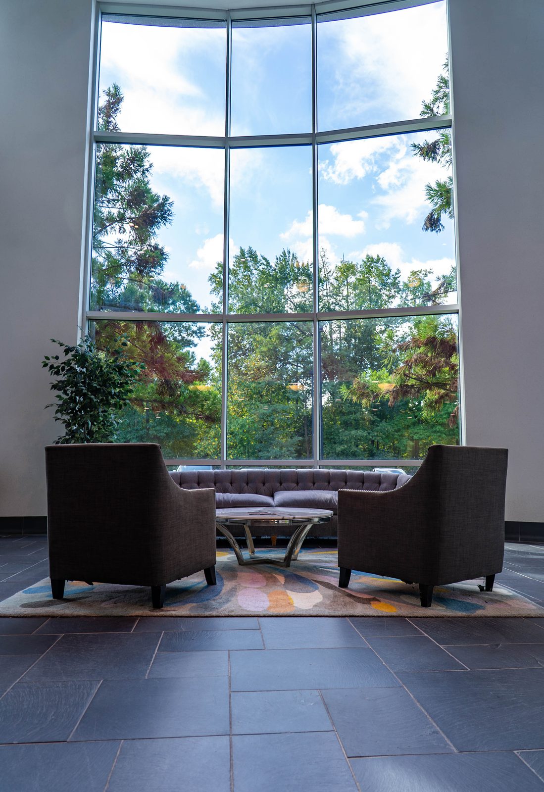 Able Health Services grand opening entry floral accent in Hanover, Maryland — Creative Motion Events