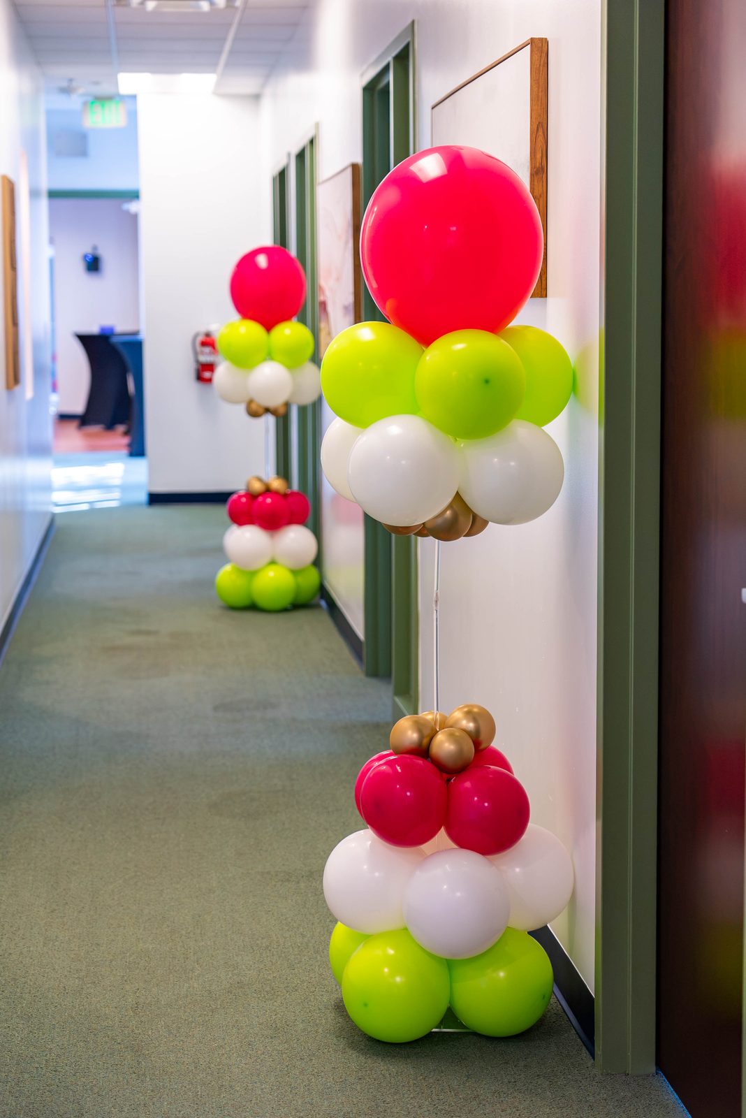 Able Health Services grand opening entry floral accent in Hanover, Maryland — Creative Motion Events