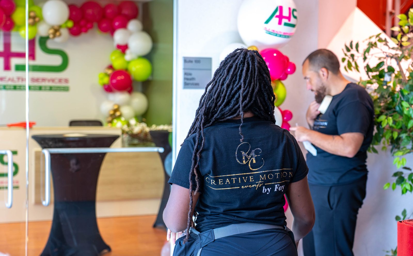 Able Health Services grand opening event design detail in Hanover, Maryland — Creative Motion Events
