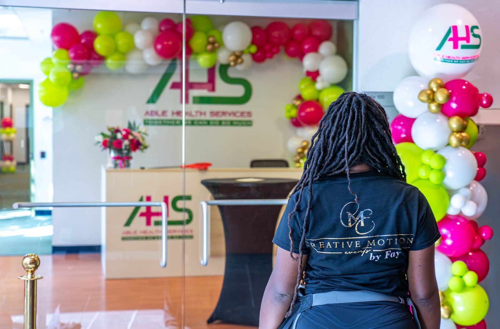 Able Health Services grand opening celebration space in Hanover, Maryland — Creative Motion Events