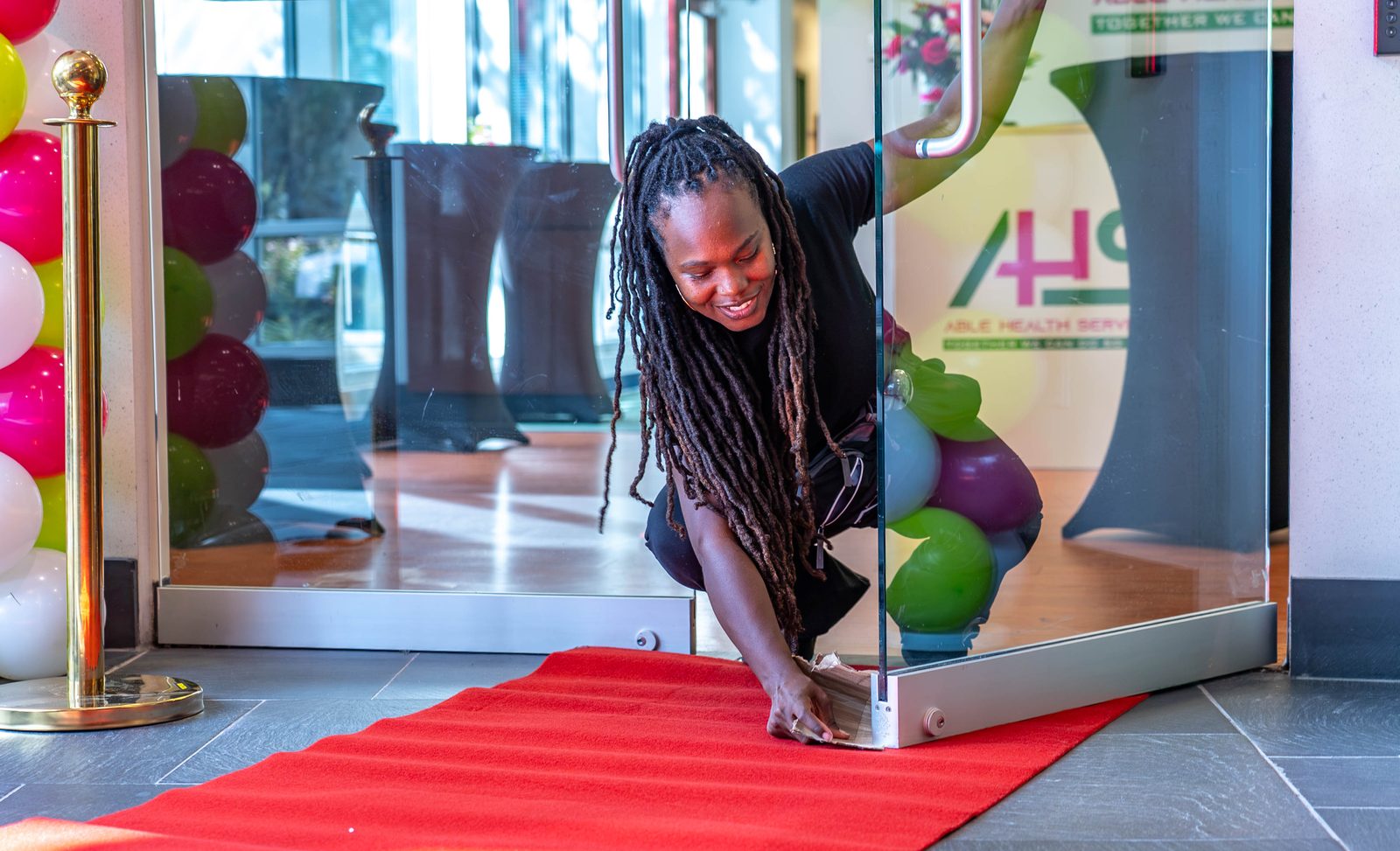 Able Health Services grand opening event design detail in Hanover, Maryland — Creative Motion Events