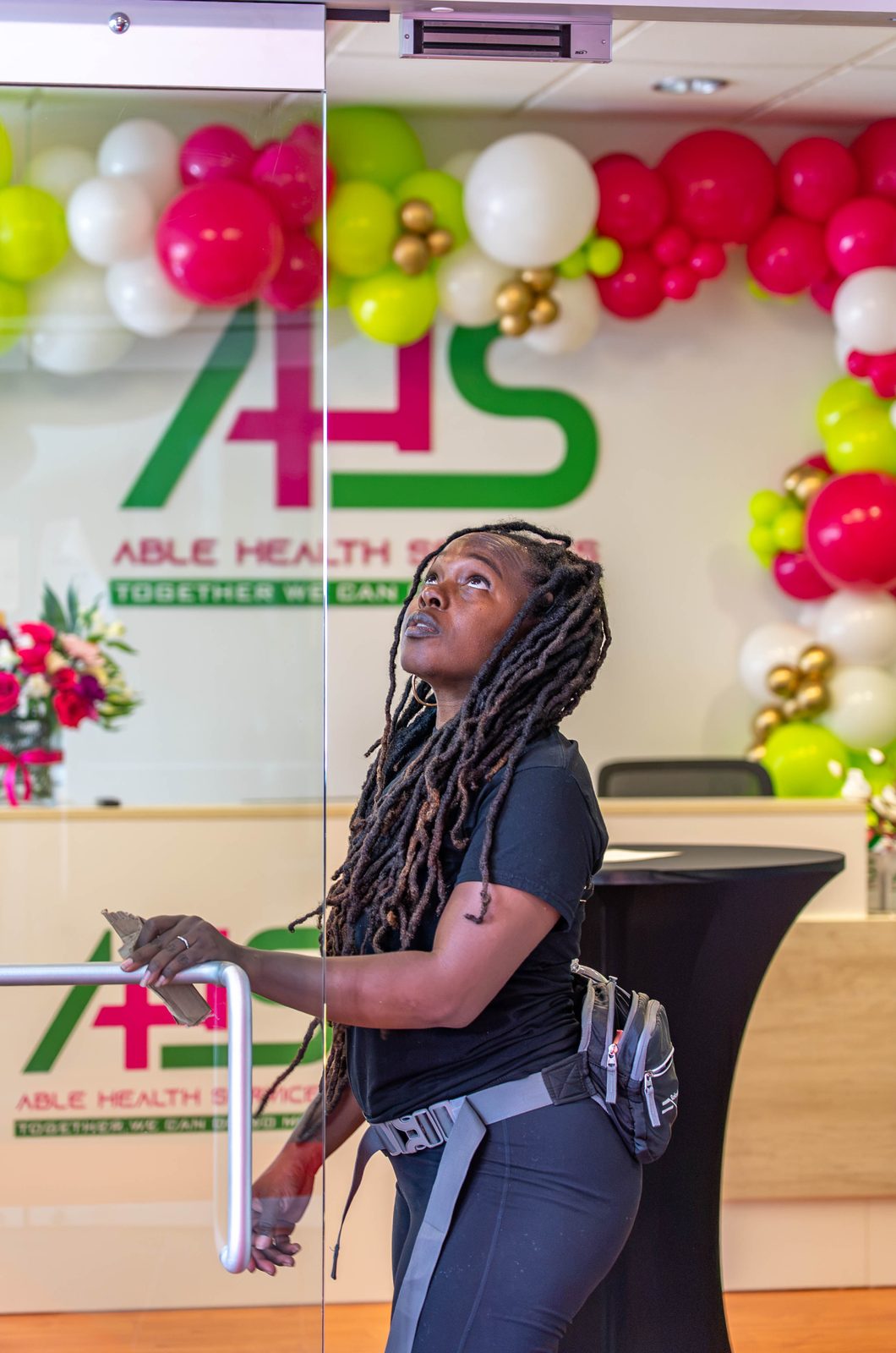 Able Health Services grand opening event design detail in Hanover, Maryland — Creative Motion Events