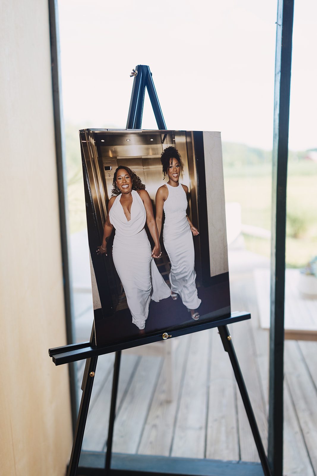 Jazmine and Jaleesa engagement dinner place setting detail in Maryland — Creative Motion Events