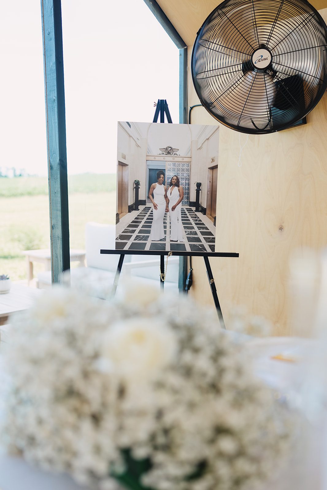 Jazmine and Jaleesa engagement dinner banquet table design in Maryland — Creative Motion Events