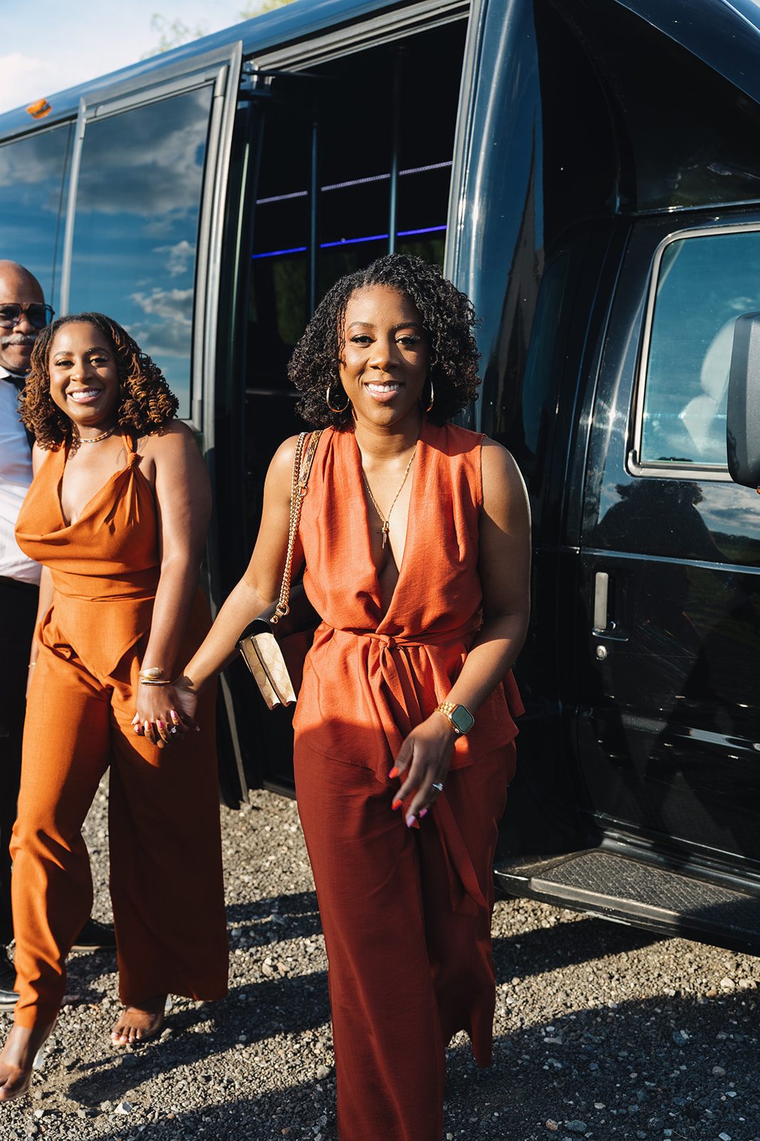Jazmine and Jaleesa engagement dinner candlelit reception décor in Maryland — Creative Motion Events