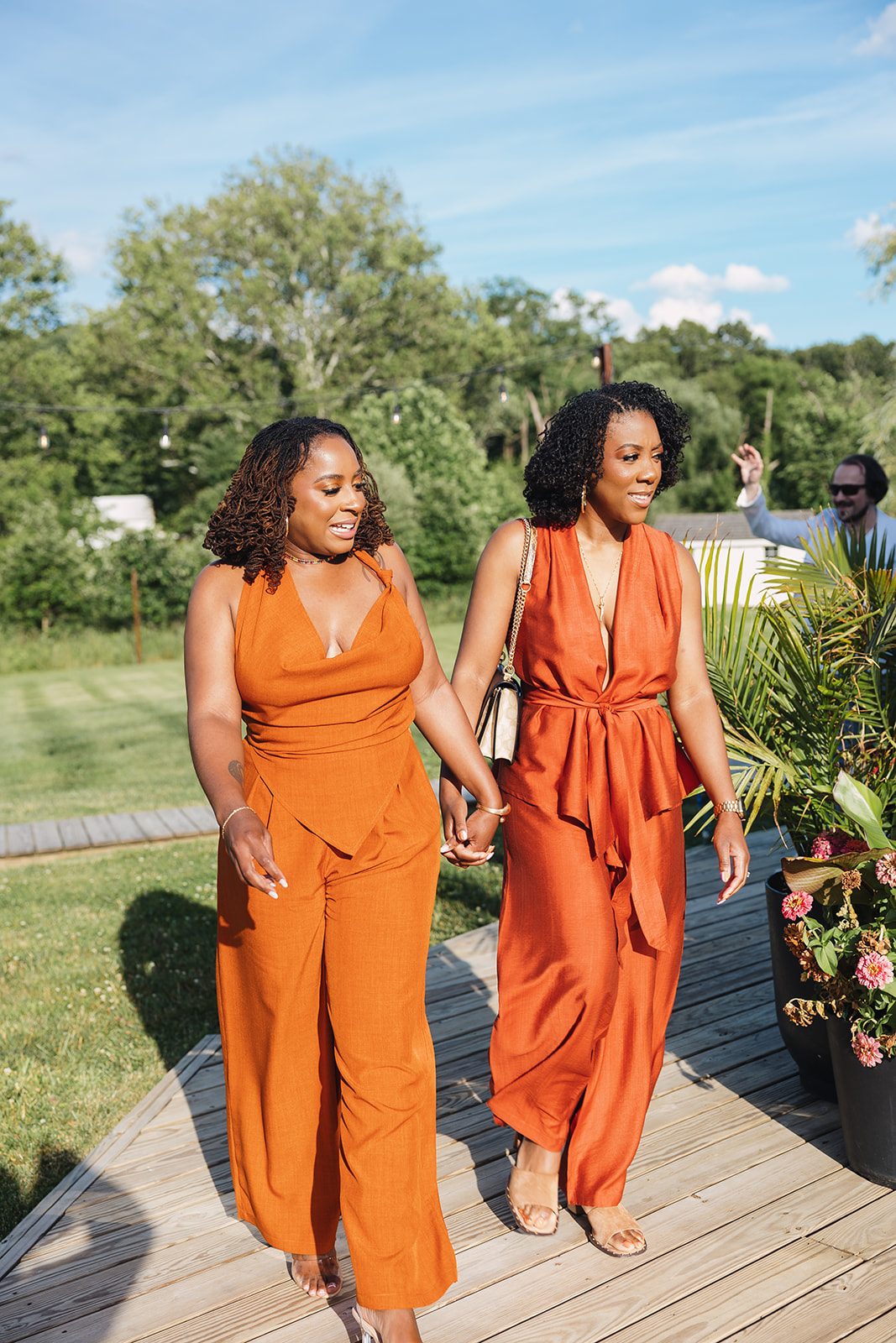 Jazmine and Jaleesa engagement dinner reception styling in Maryland — Creative Motion Events