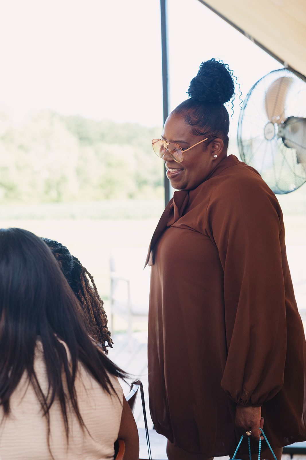Jazmine and Jaleesa engagement dinner candlelit reception décor in Maryland — Creative Motion Events
