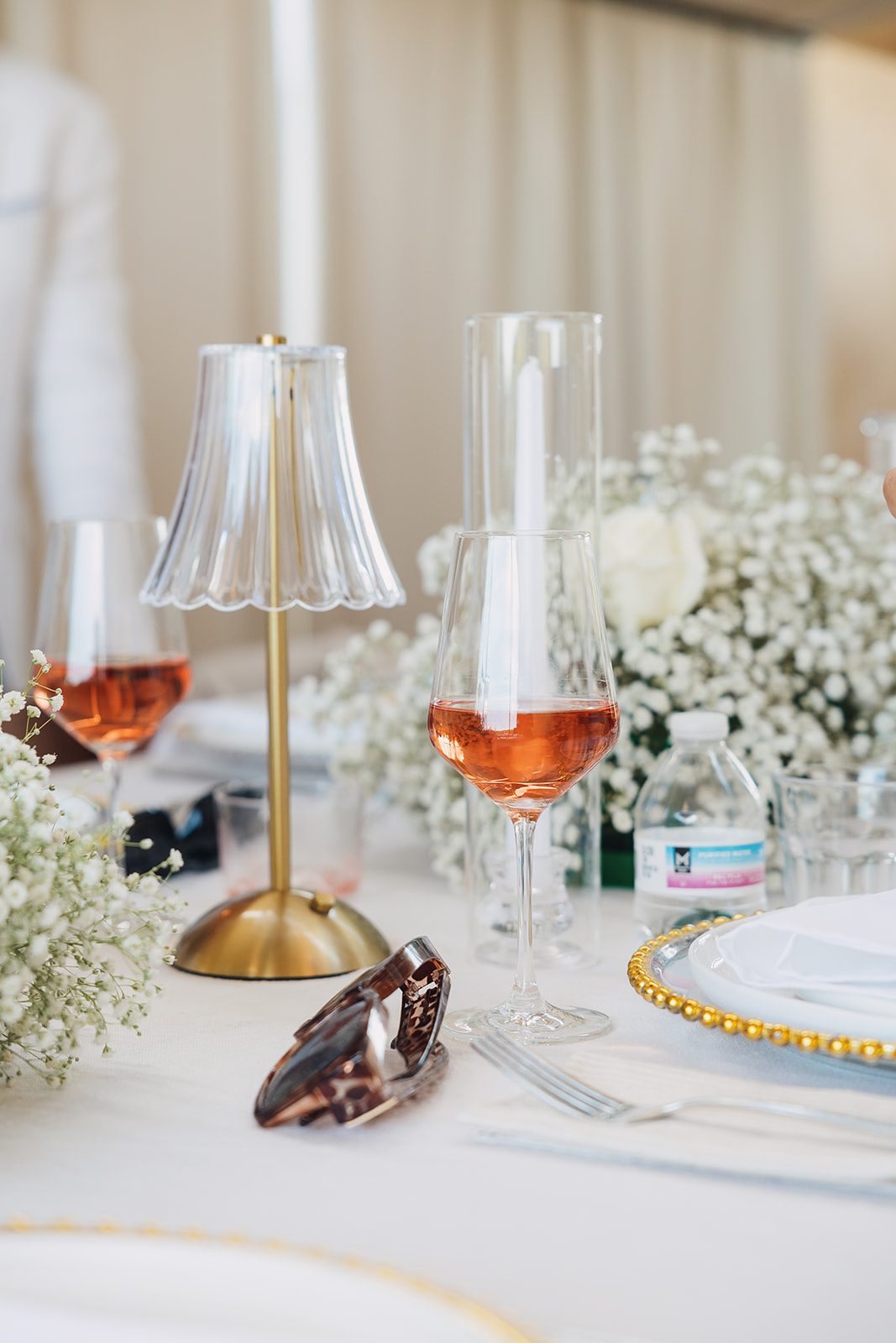 Jazmine and Jaleesa engagement dinner intimate celebration décor in Maryland — Creative Motion Events