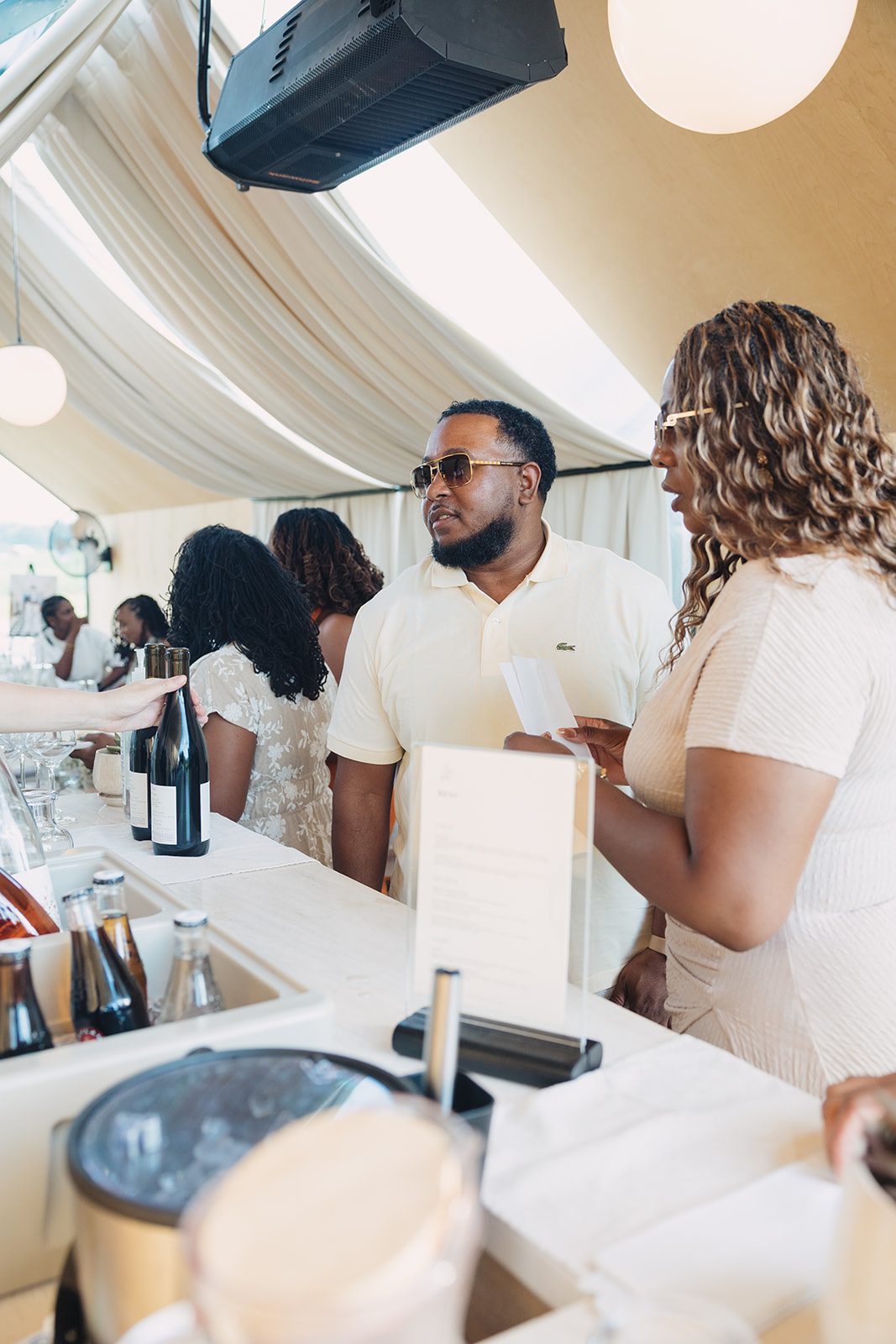 Jazmine and Jaleesa engagement dinner tablescape with florals in Maryland — Creative Motion Events