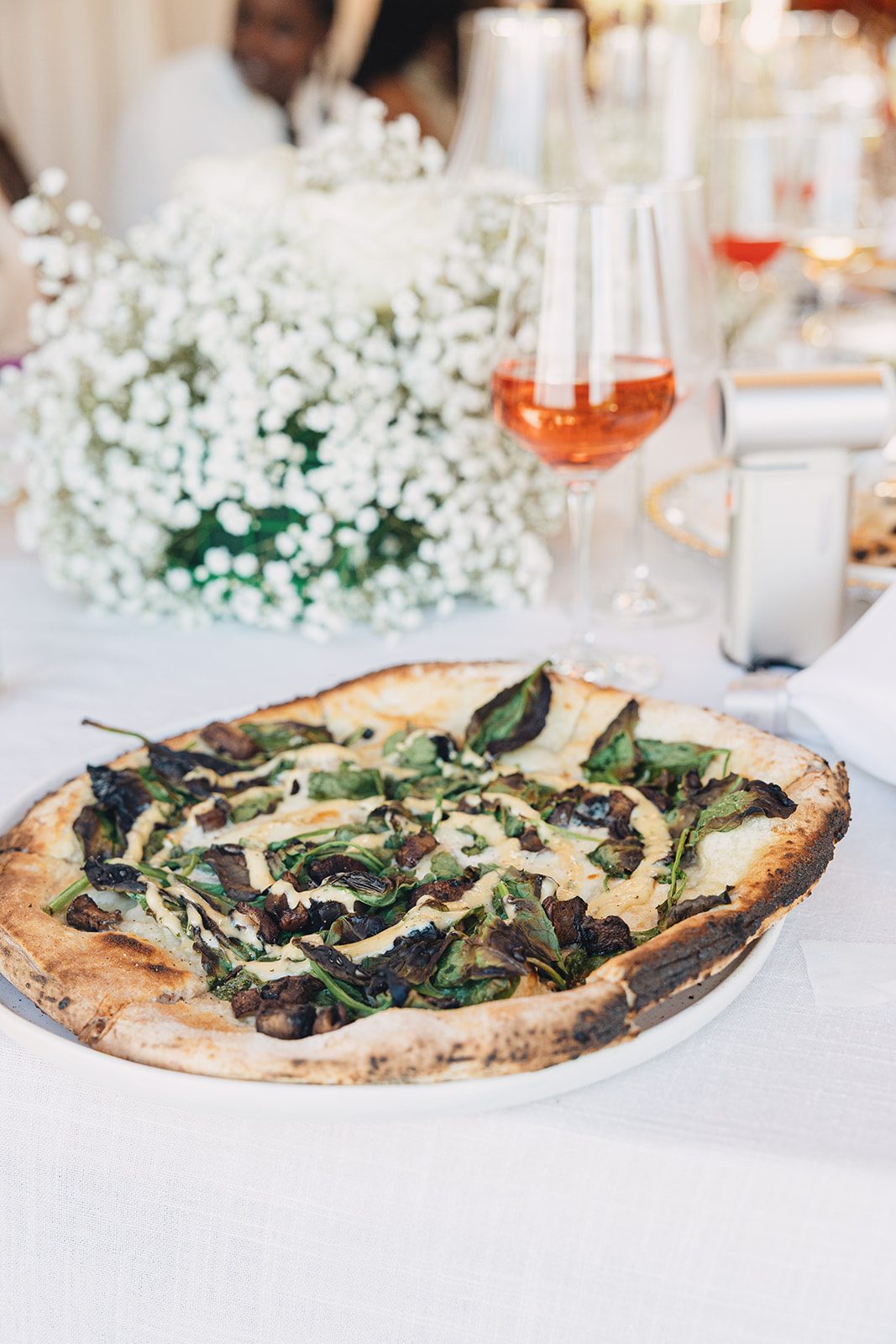 Jazmine and Jaleesa engagement dinner reception styling in Maryland — Creative Motion Events