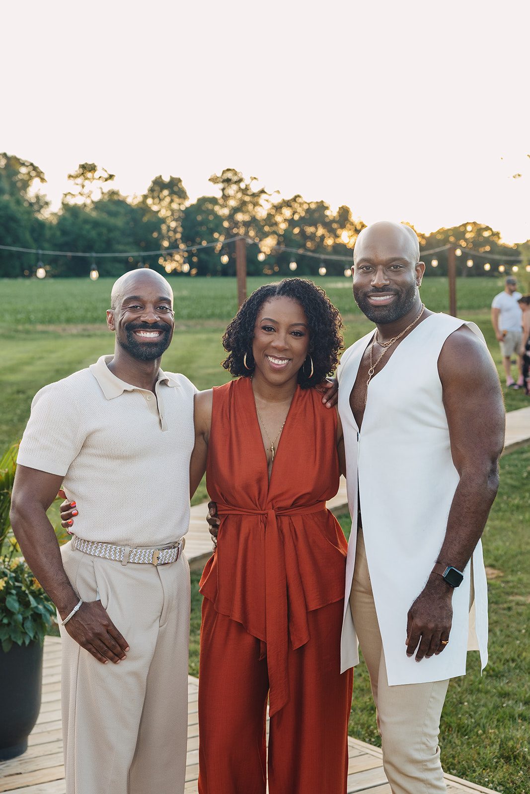 Jazmine and Jaleesa engagement dinner intimate celebration décor in Maryland — Creative Motion Events