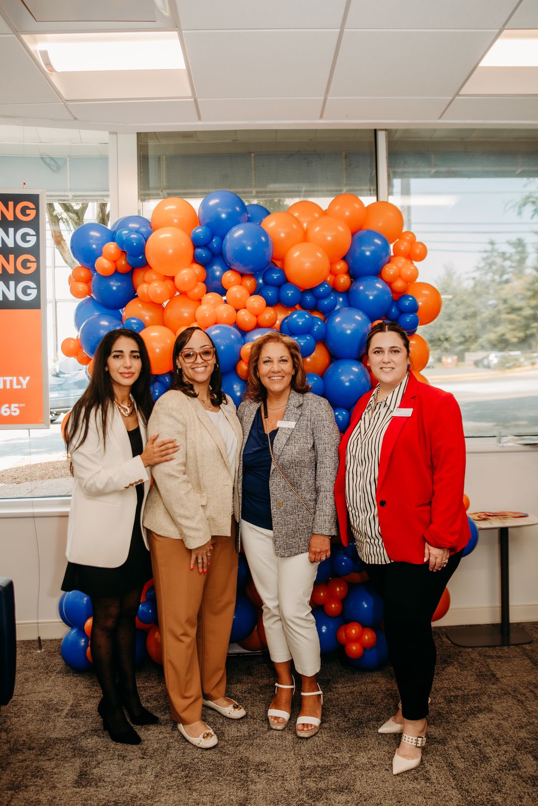 PNC Bank grand opening corporate décor in Maryland by Creative Motion Events