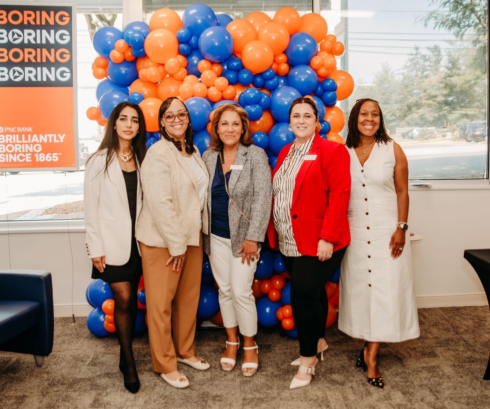 PNC Bank grand opening branding display in Maryland by Creative Motion Events
