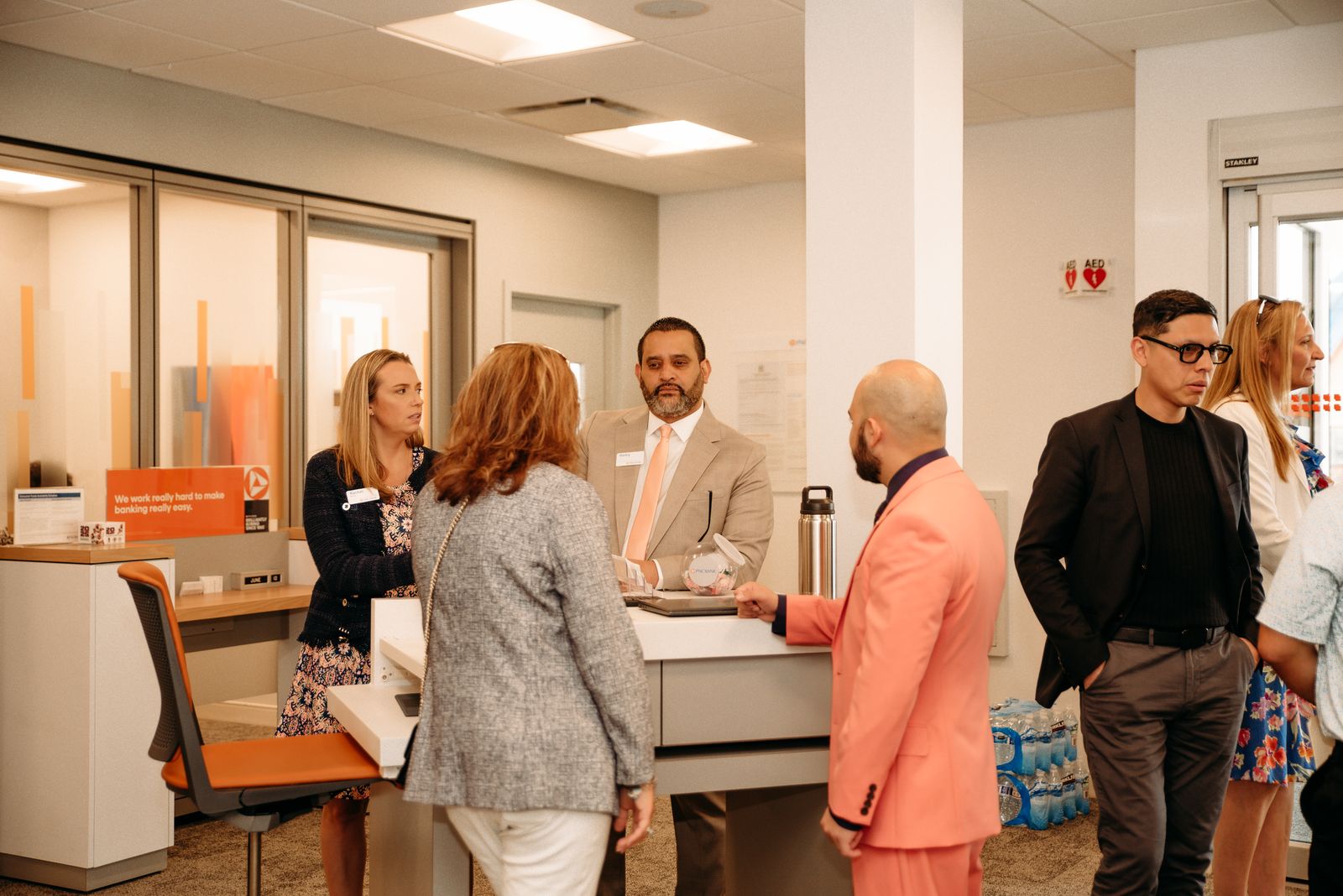PNC Bank grand opening entry design in Maryland by Creative Motion Events