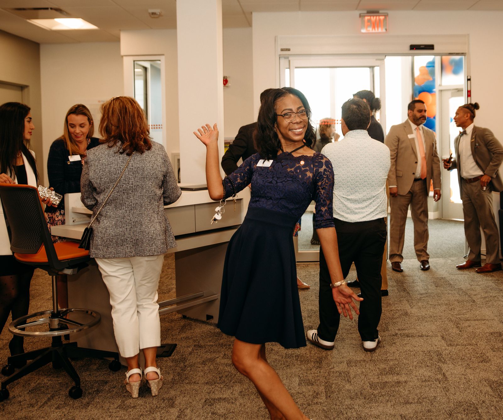 PNC Bank grand opening guest lounge in Maryland by Creative Motion Events