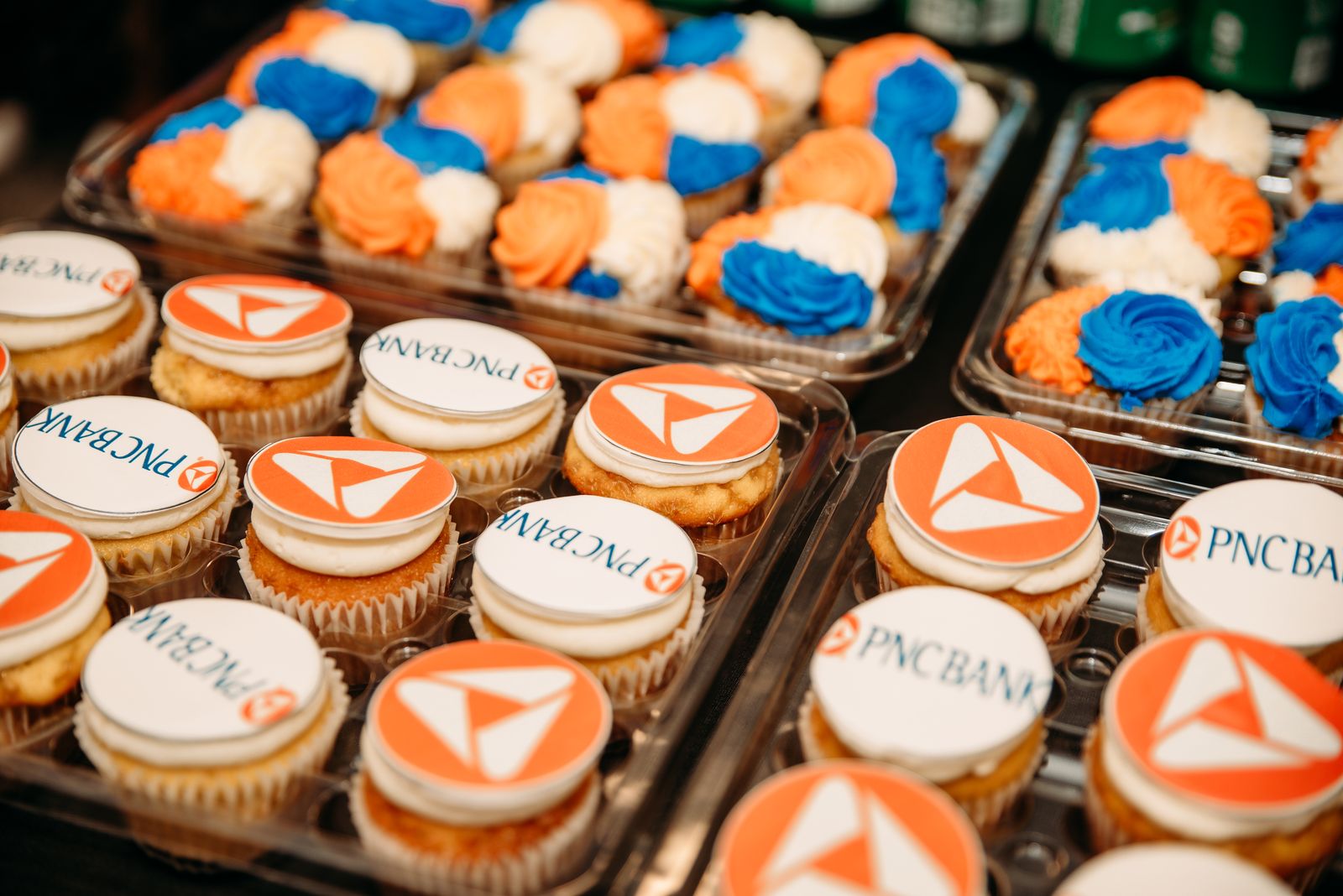 PNC Bank grand opening branding display in Maryland by Creative Motion Events