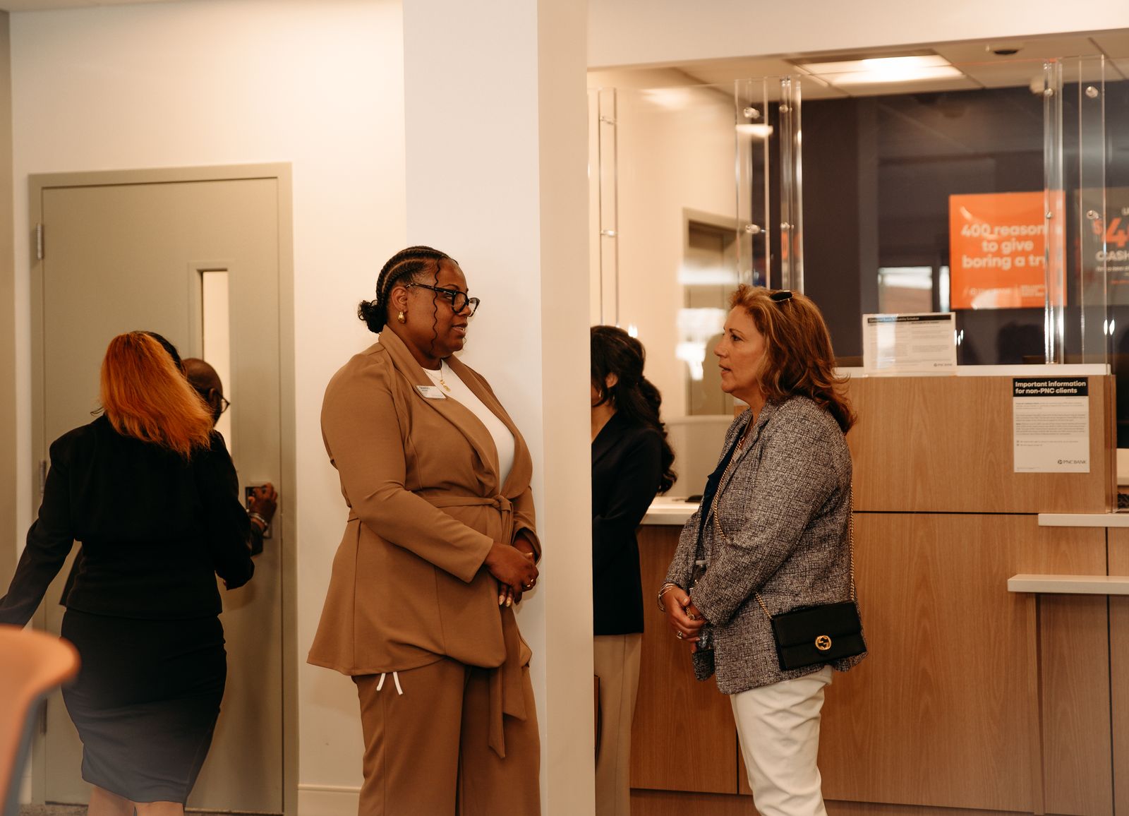 PNC Bank grand opening branch opening décor in Maryland by Creative Motion Events