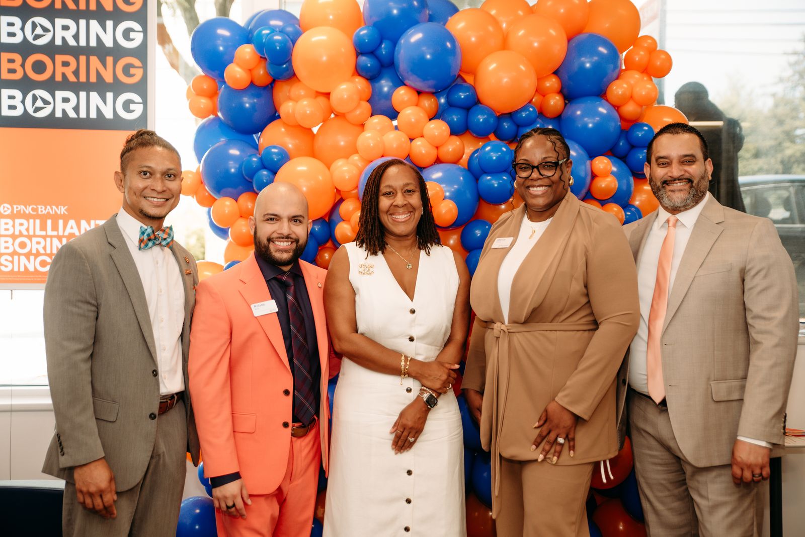 PNC Bank grand opening lobby styling in Maryland by Creative Motion Events