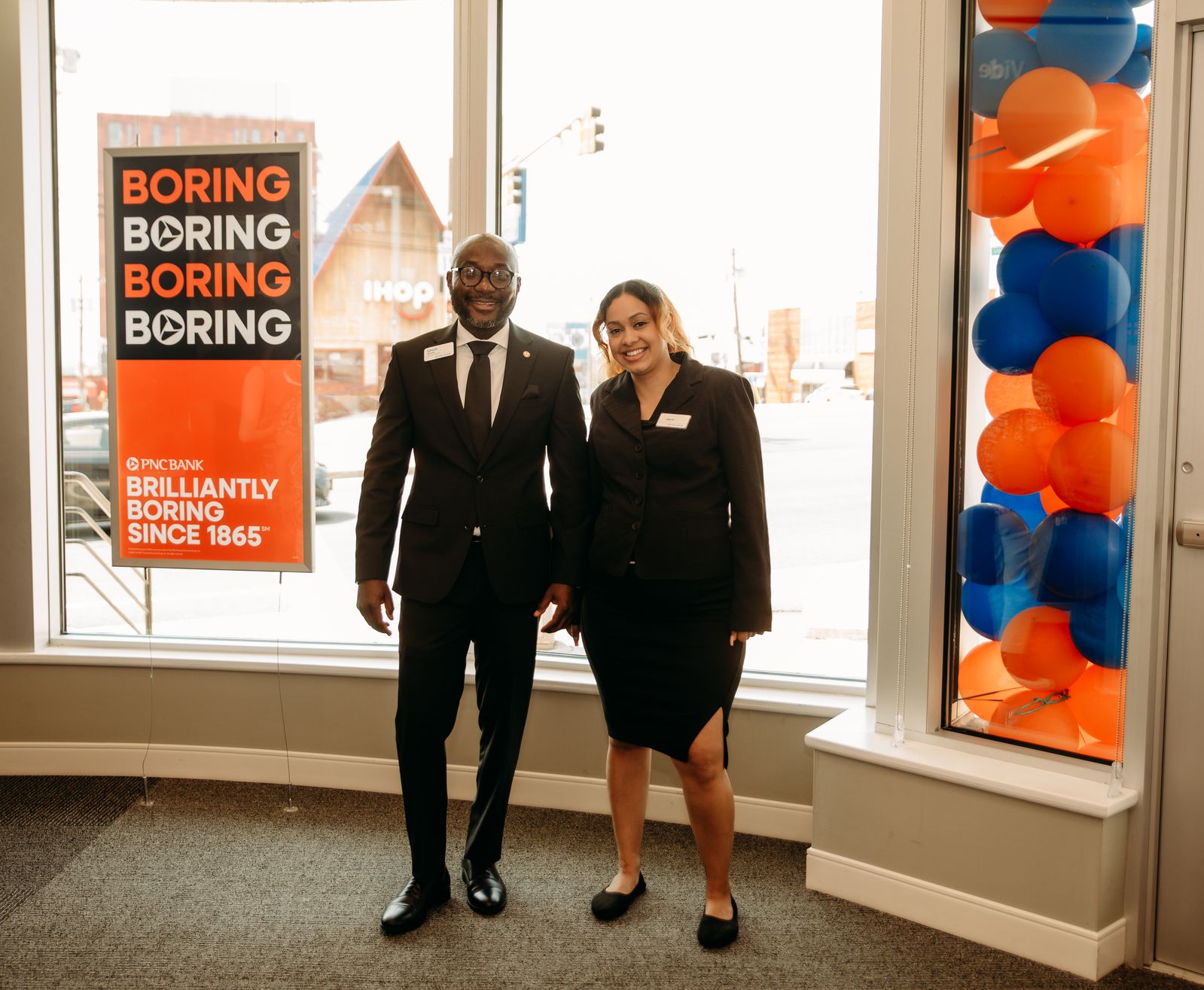 PNC Bank grand opening entry design in Maryland by Creative Motion Events