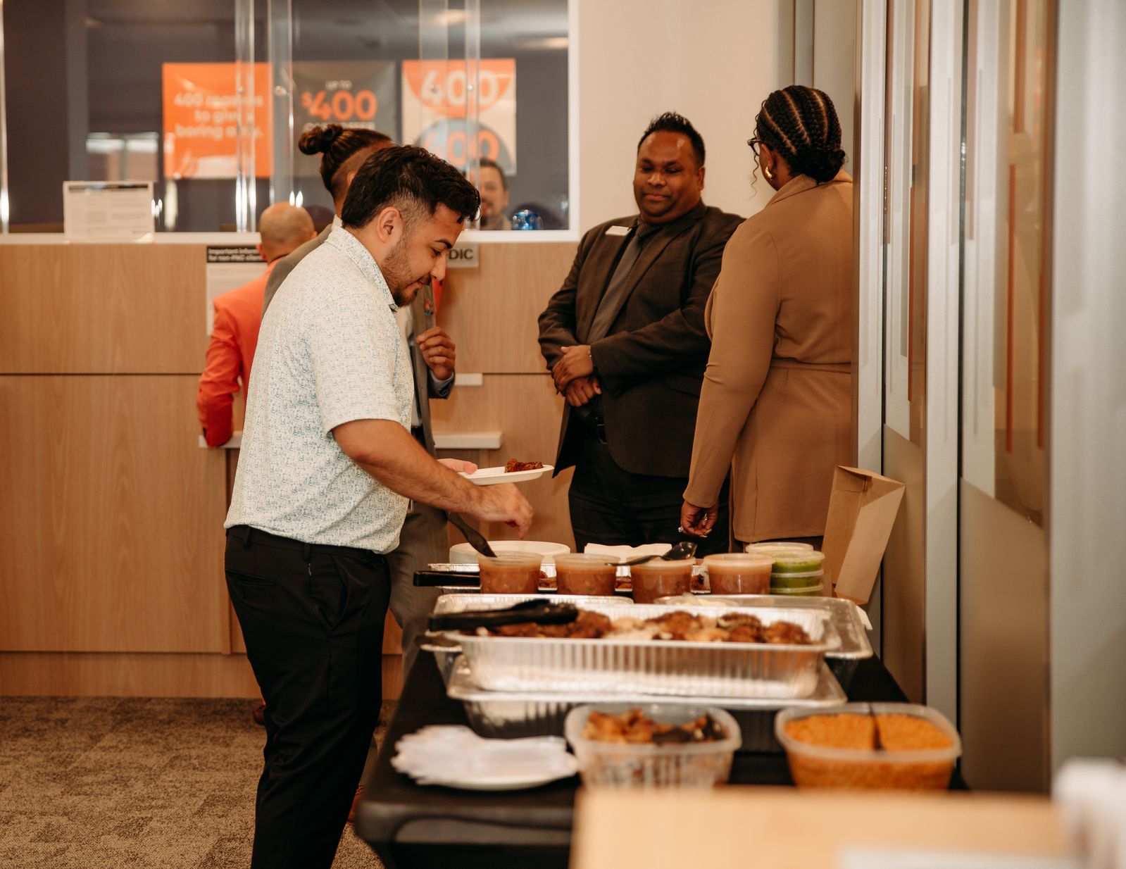 PNC Bank grand opening event design detail in Maryland by Creative Motion Events