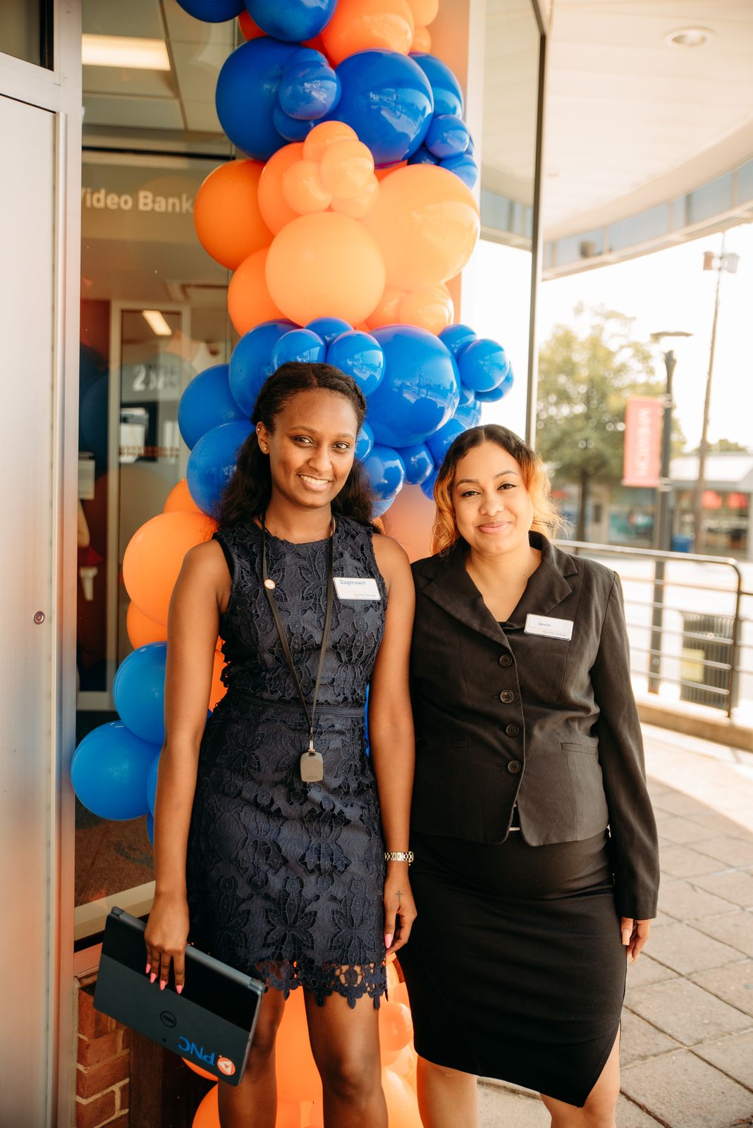 PNC Bank grand opening lobby styling in Maryland by Creative Motion Events