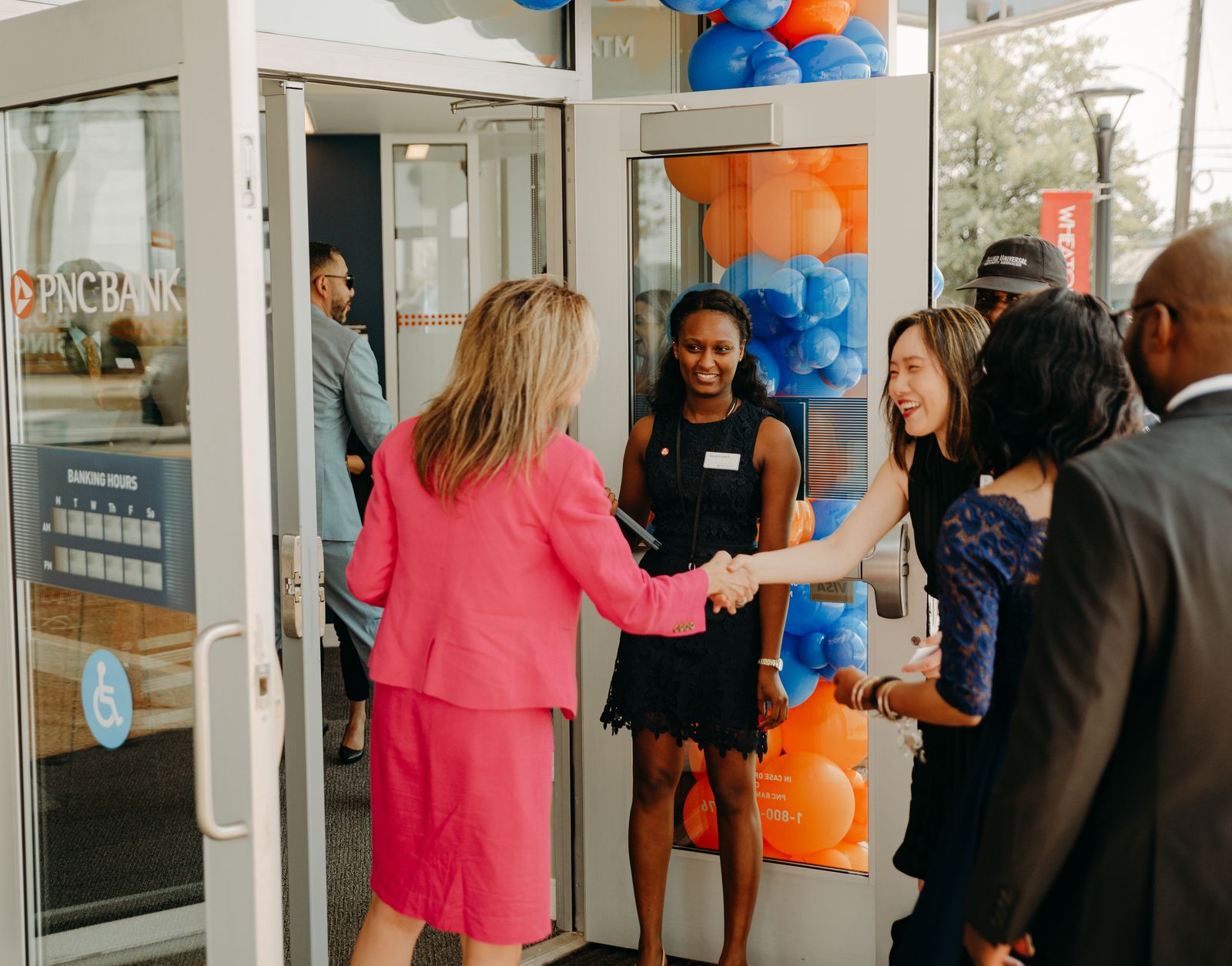 PNC Bank grand opening event design detail in Maryland by Creative Motion Events