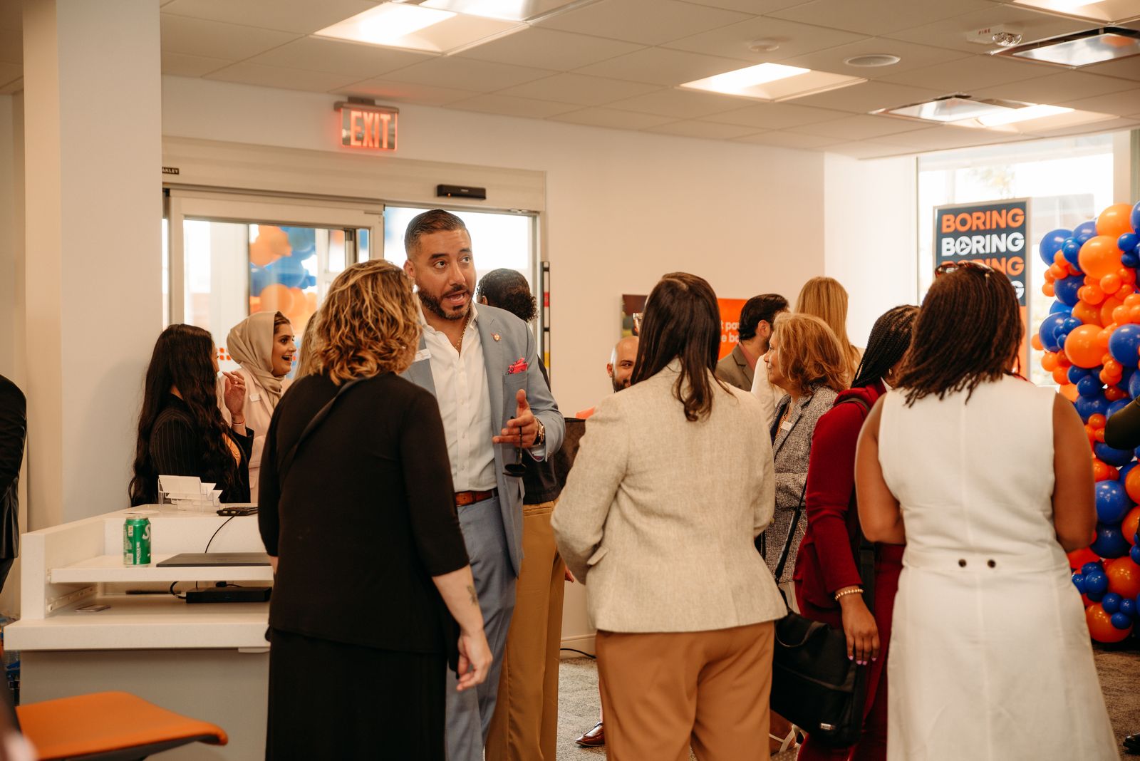 PNC Bank grand opening lobby styling in Maryland by Creative Motion Events