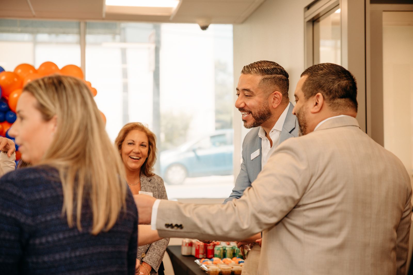 PNC Bank grand opening guest lounge in Maryland by Creative Motion Events