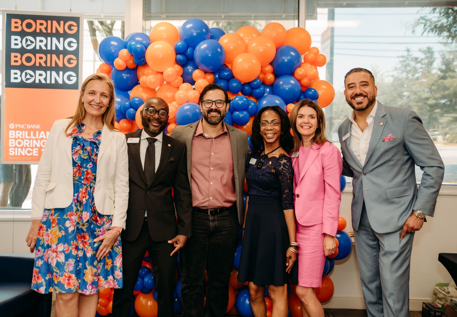 PNC Bank grand opening lobby styling in Maryland by Creative Motion Events