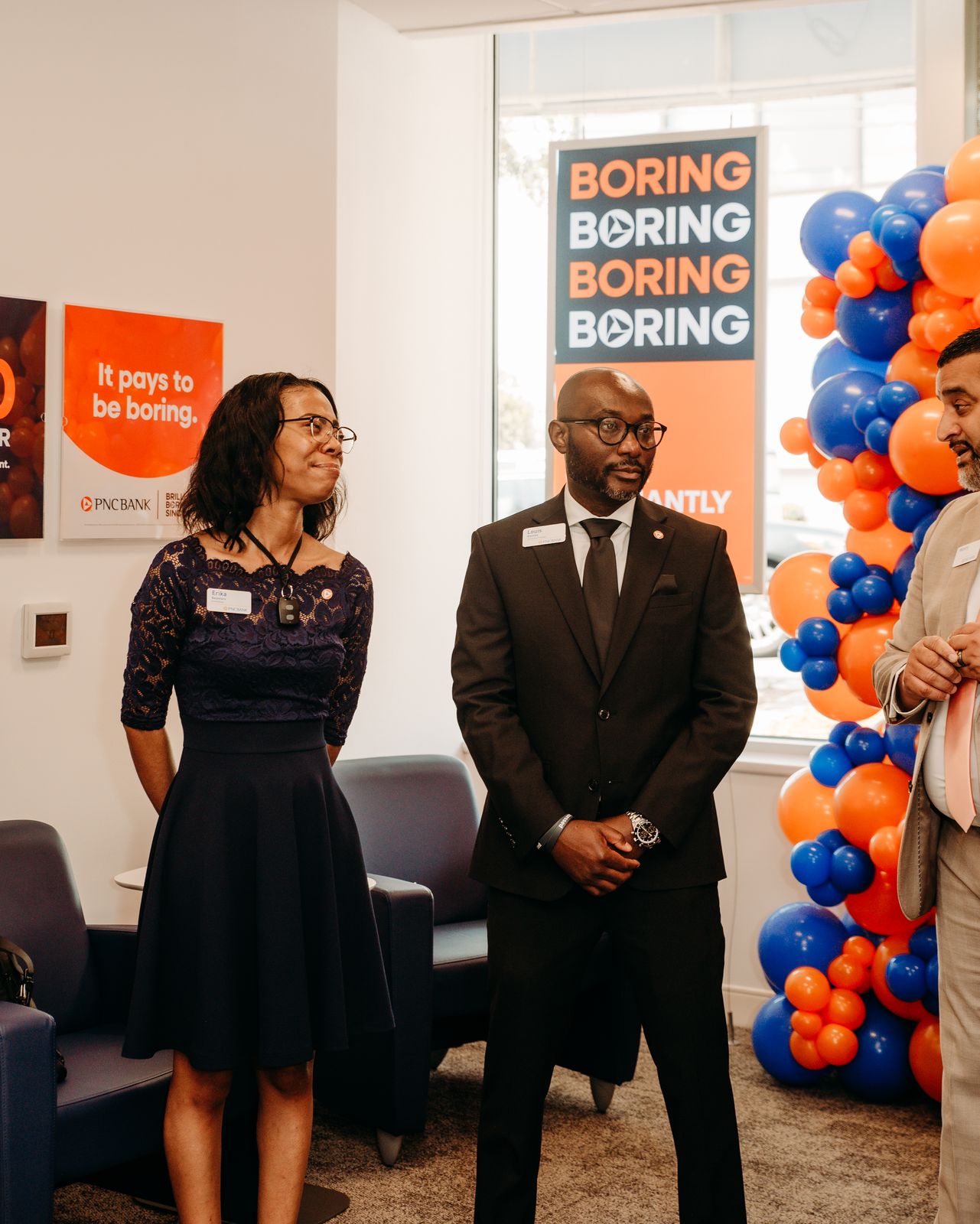 PNC Bank grand opening event design detail in Maryland by Creative Motion Events