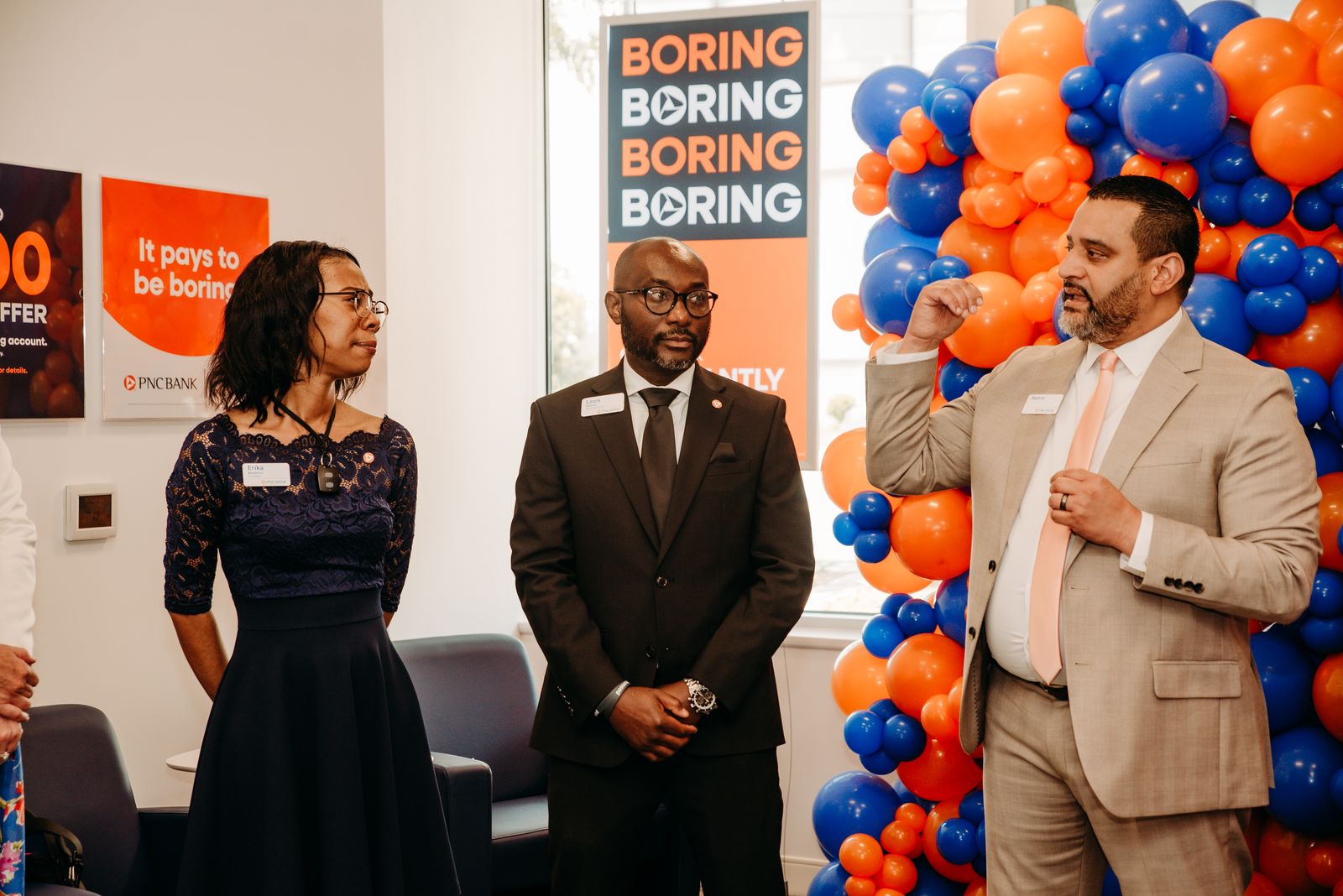 PNC Bank grand opening branch opening décor in Maryland by Creative Motion Events