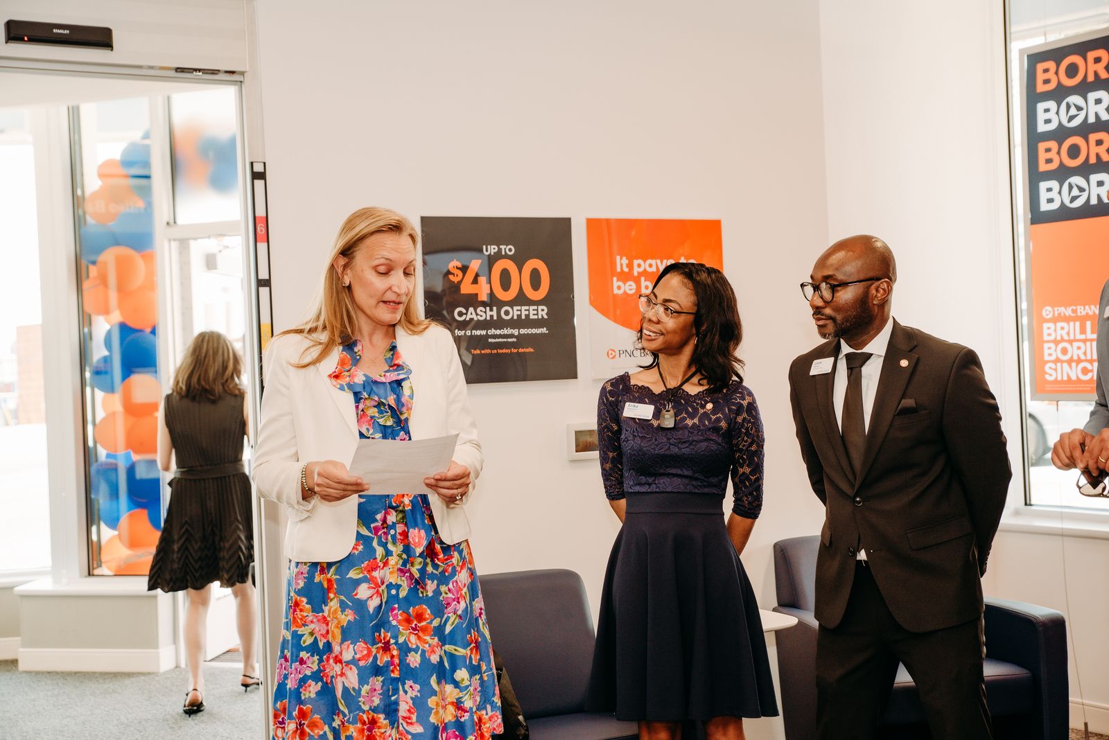 PNC Bank grand opening celebration branding in Maryland by Creative Motion Events