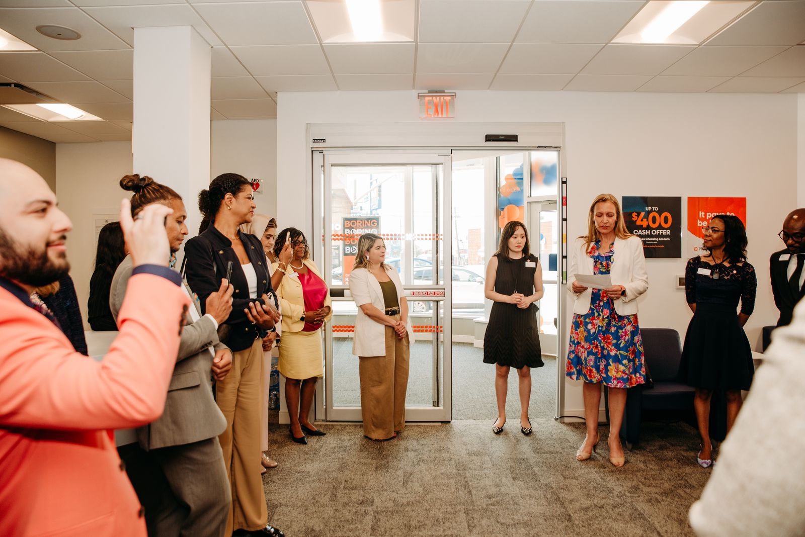 PNC Bank grand opening guest lounge in Maryland by Creative Motion Events