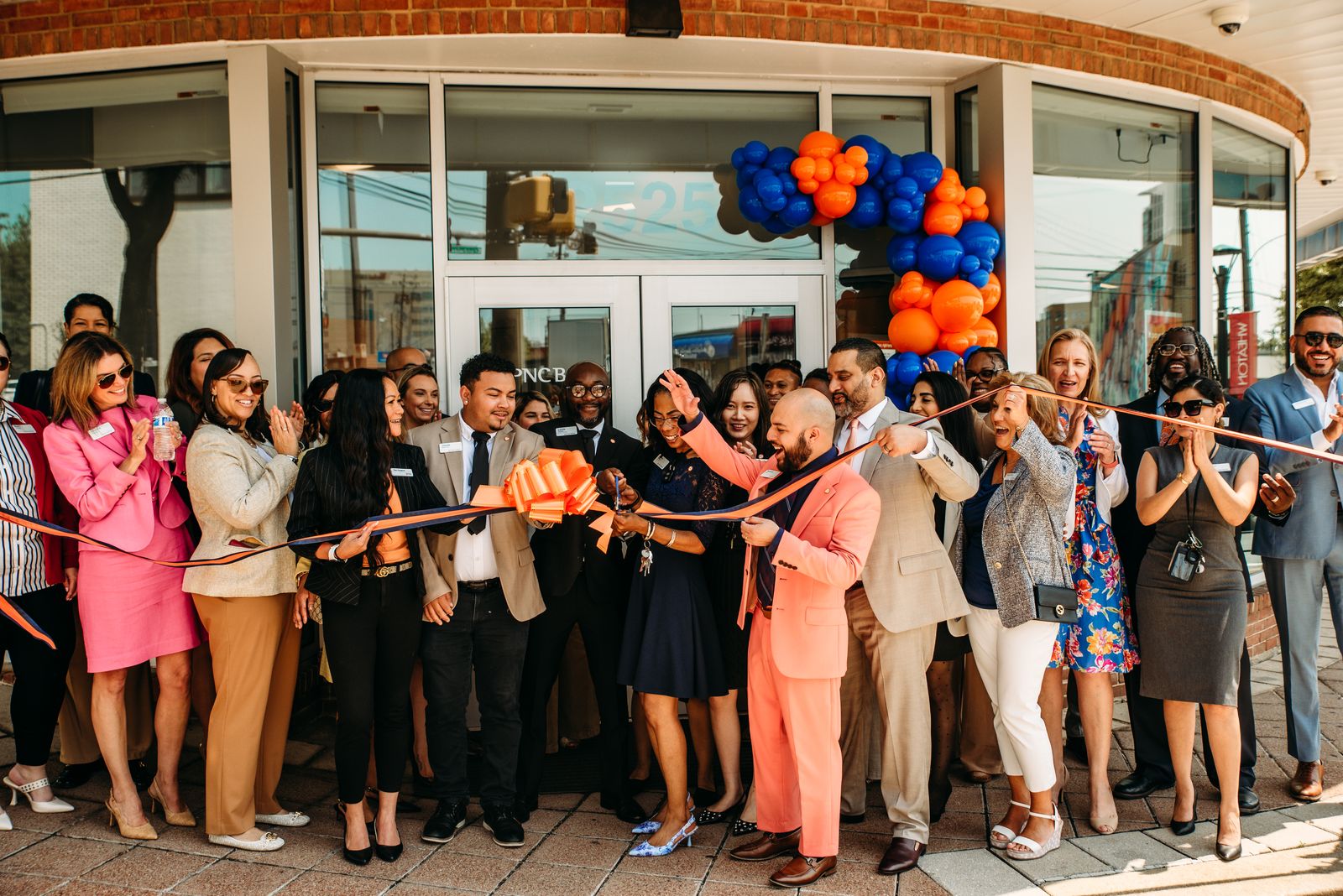 PNC Bank grand opening event design detail in Maryland by Creative Motion Events