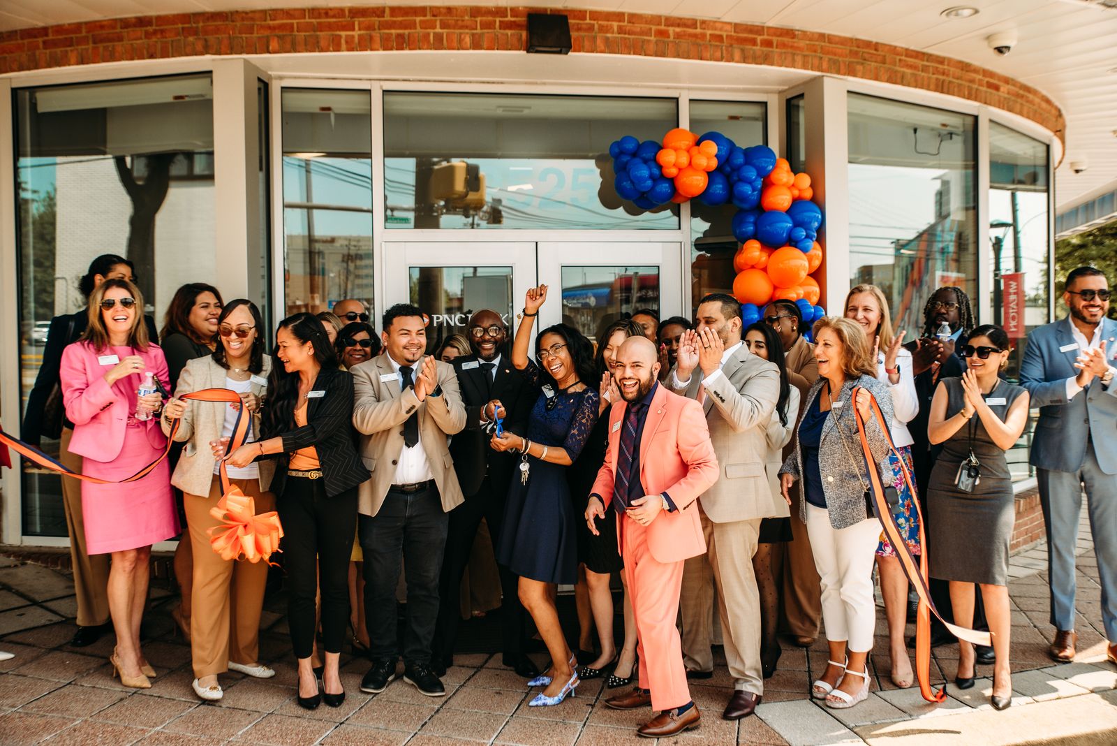PNC Bank grand opening lobby styling in Maryland by Creative Motion Events