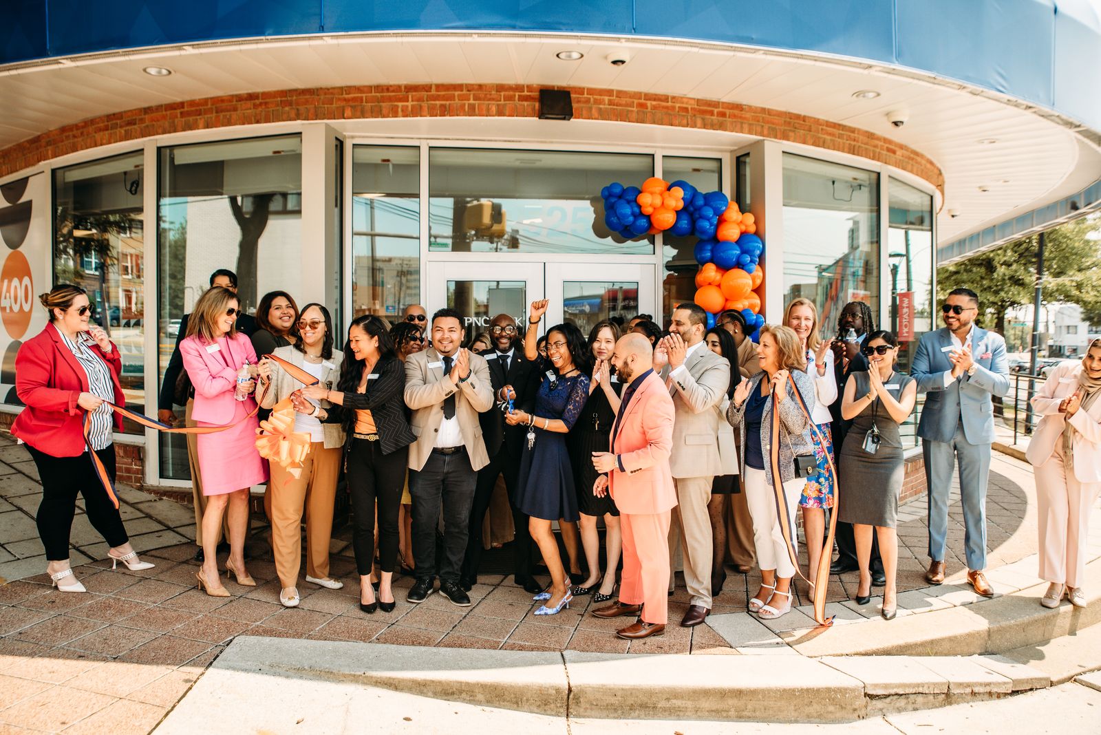 PNC Bank grand opening entry design in Maryland by Creative Motion Events