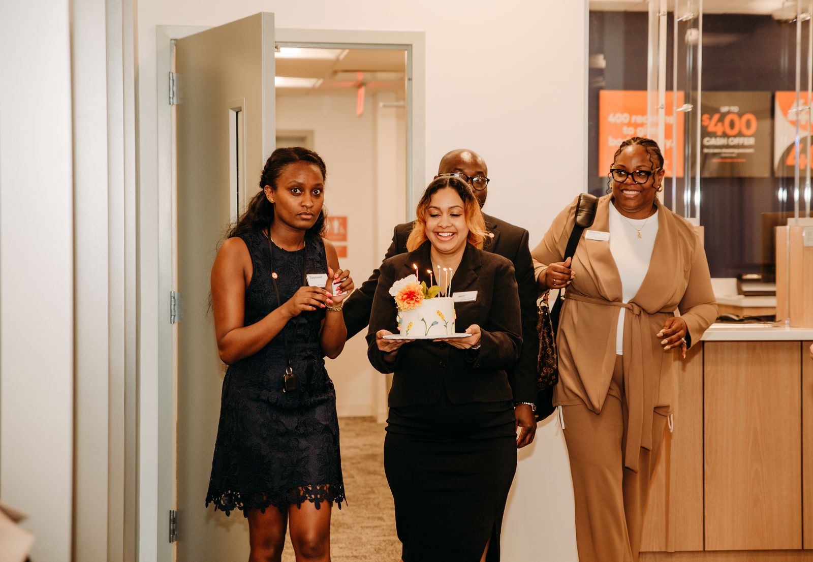 PNC Bank grand opening entry design in Maryland by Creative Motion Events