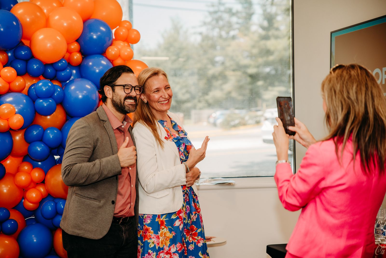 PNC Bank grand opening branding display in Maryland by Creative Motion Events
