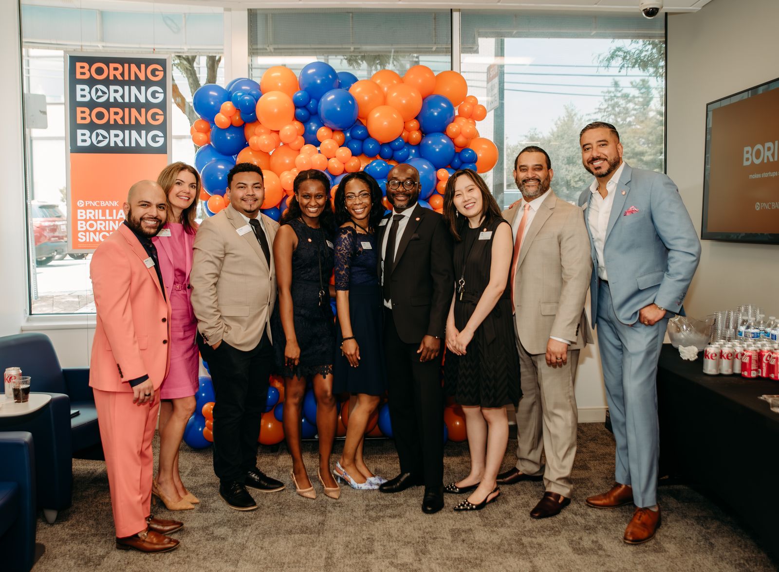 PNC Bank grand opening guest lounge in Maryland by Creative Motion Events