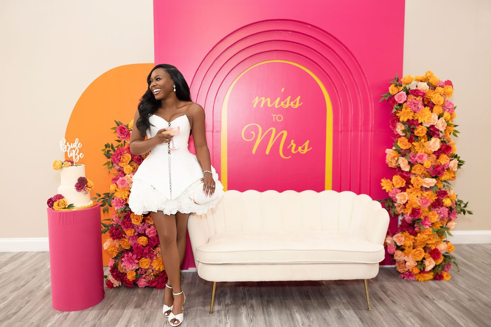 Luxury bridal shower party ambiance by Creative Motion Events in Maryland