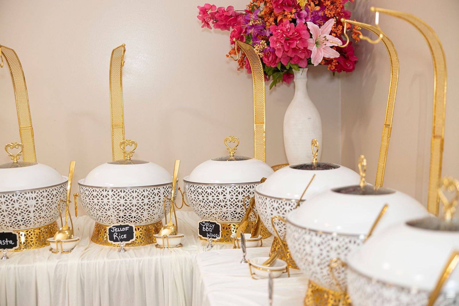 Luxury bridal shower balloon and floral accent by Creative Motion Events in Maryland