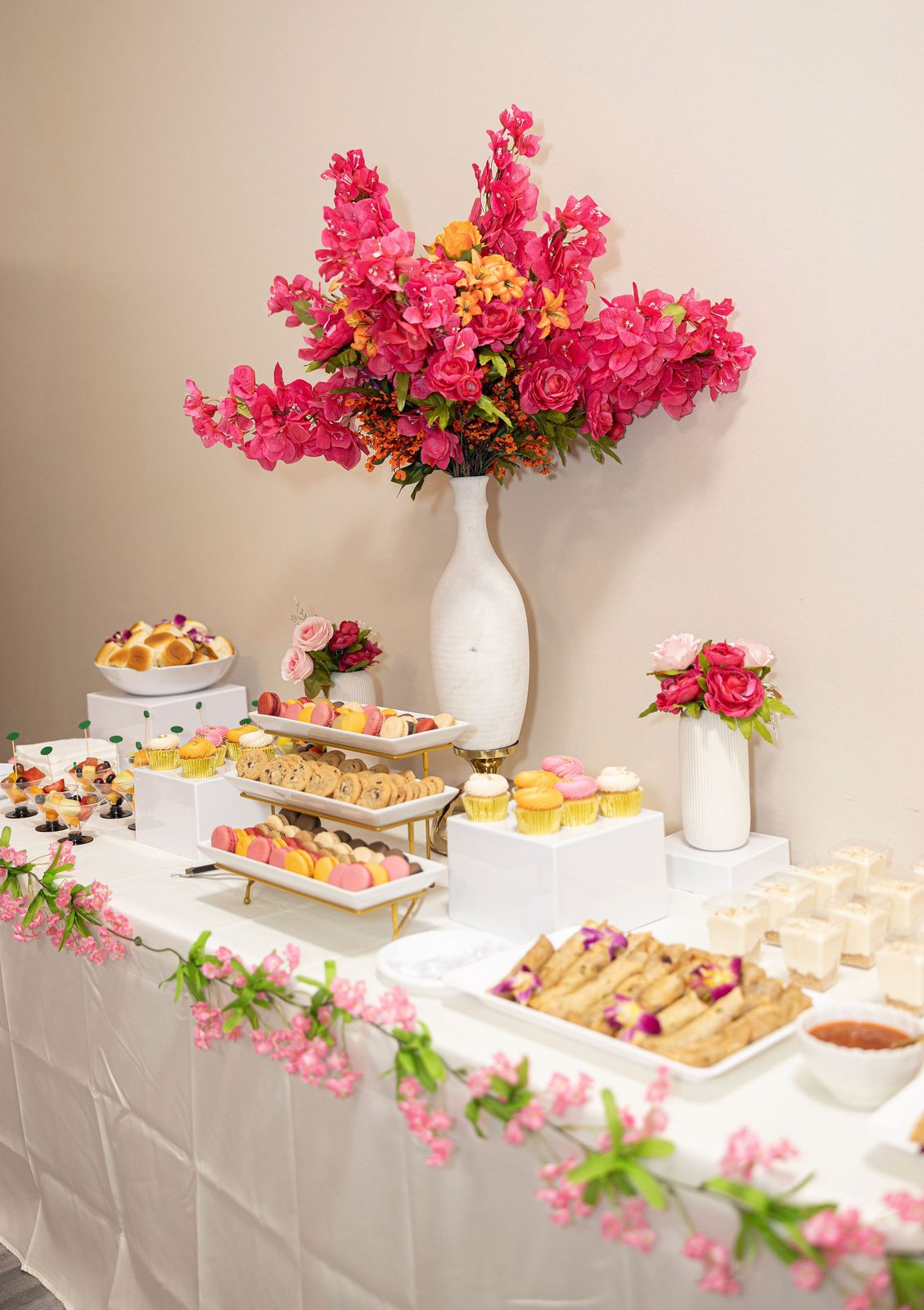 Luxury bridal shower guest table styling by Creative Motion Events in Maryland