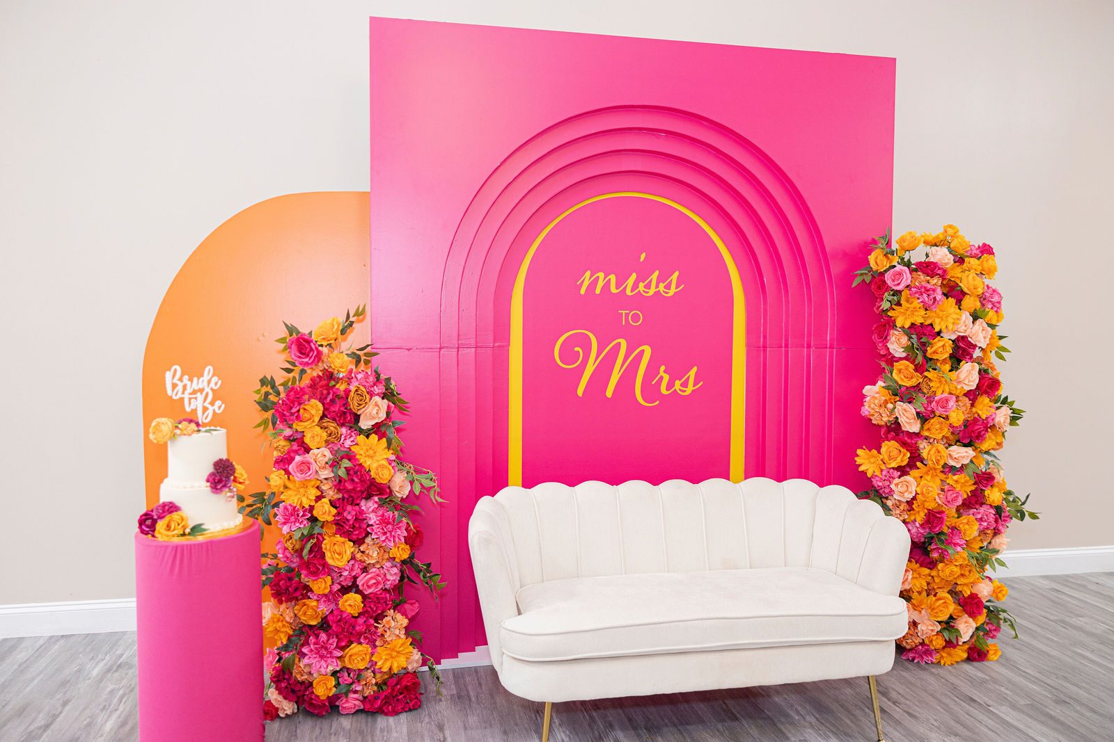 Luxury bridal shower bridal shower reception by Creative Motion Events in Maryland