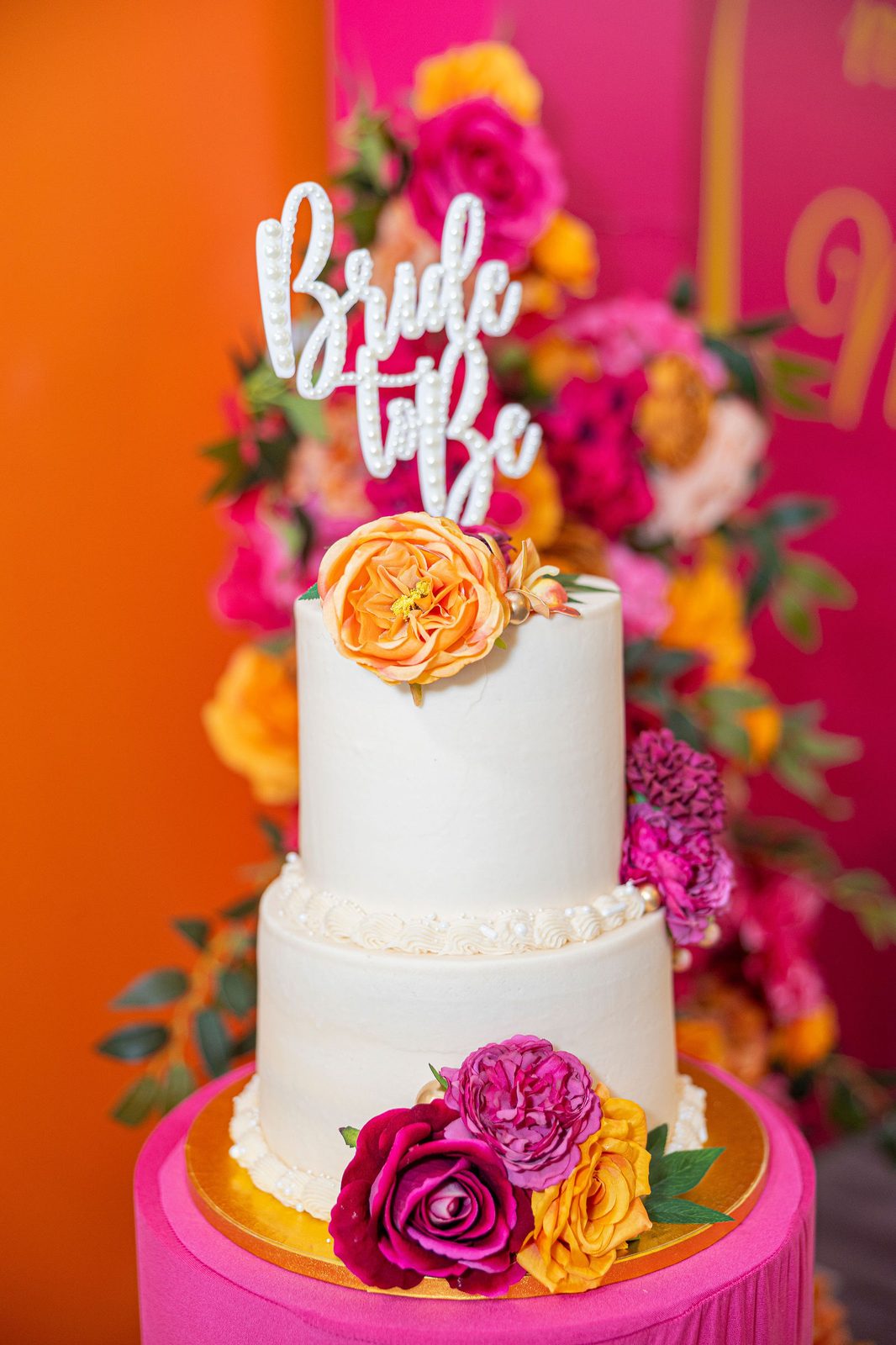 Luxury bridal shower tablescape and florals by Creative Motion Events in Maryland