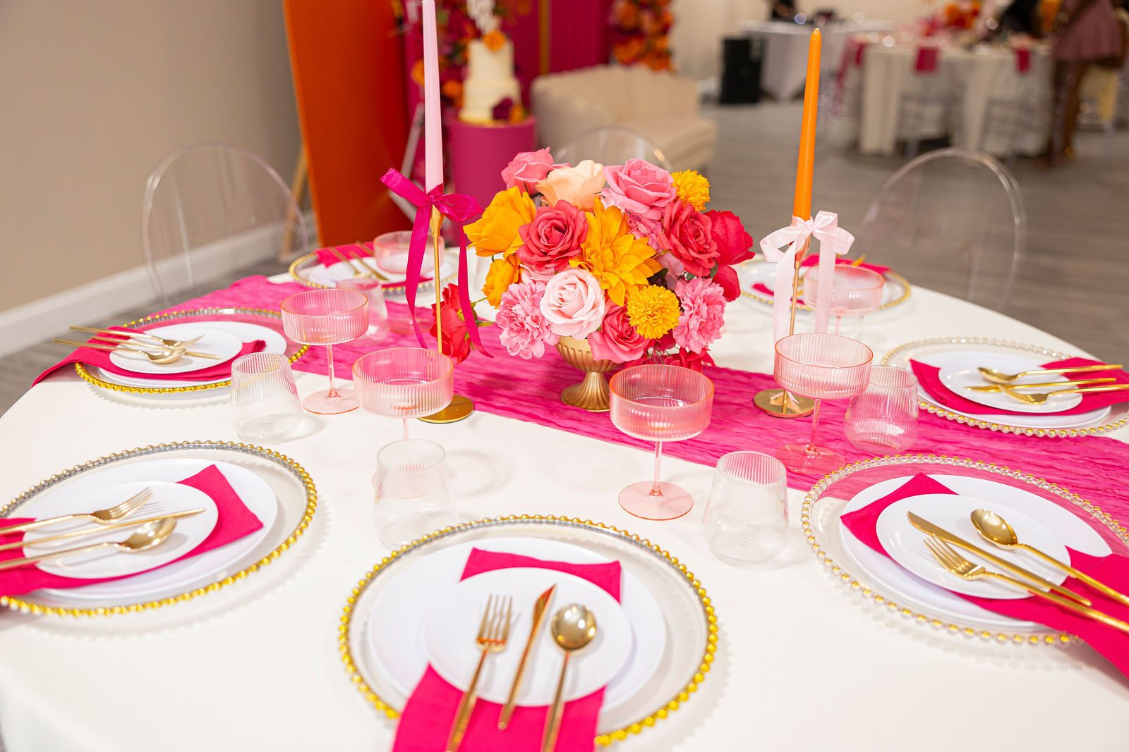 Luxury bridal shower Miss to Mrs backdrop by Creative Motion Events in Maryland