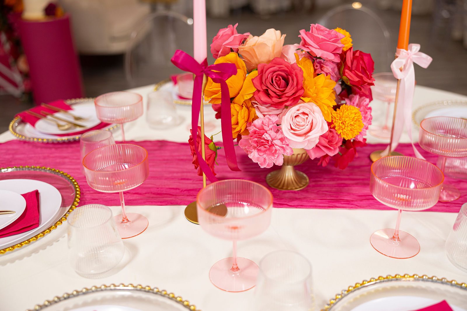 Luxury bridal shower celebration décor by Creative Motion Events in Maryland