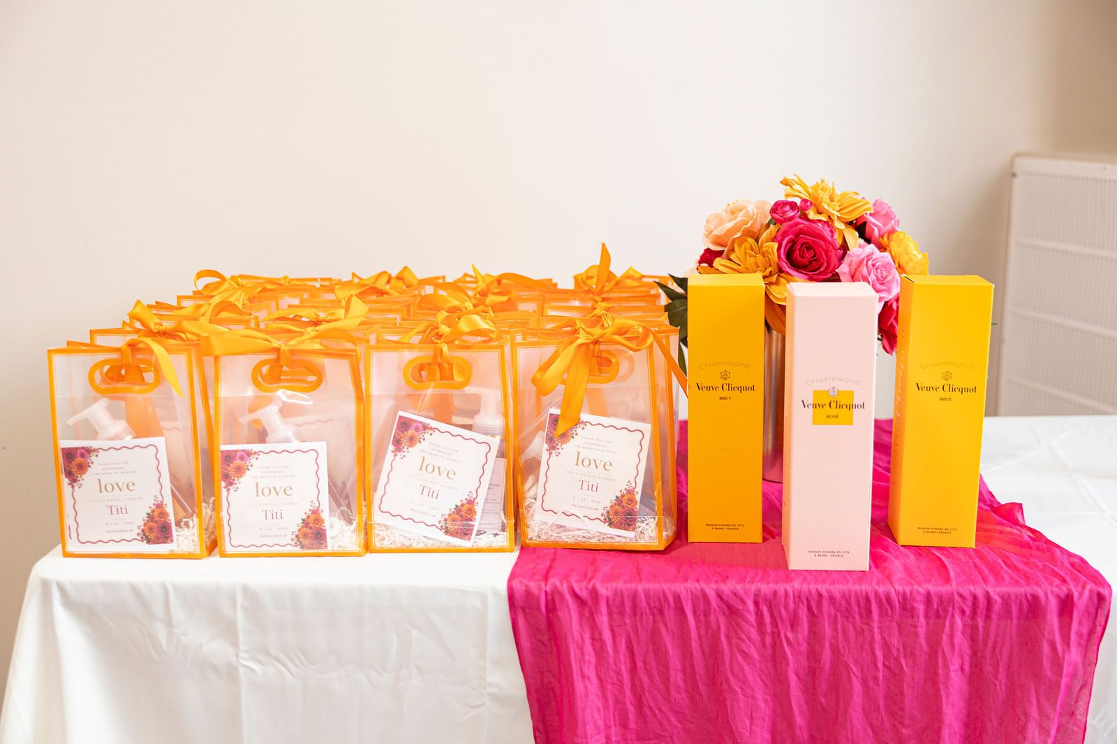 Luxury bridal shower bridal shower reception by Creative Motion Events in Maryland